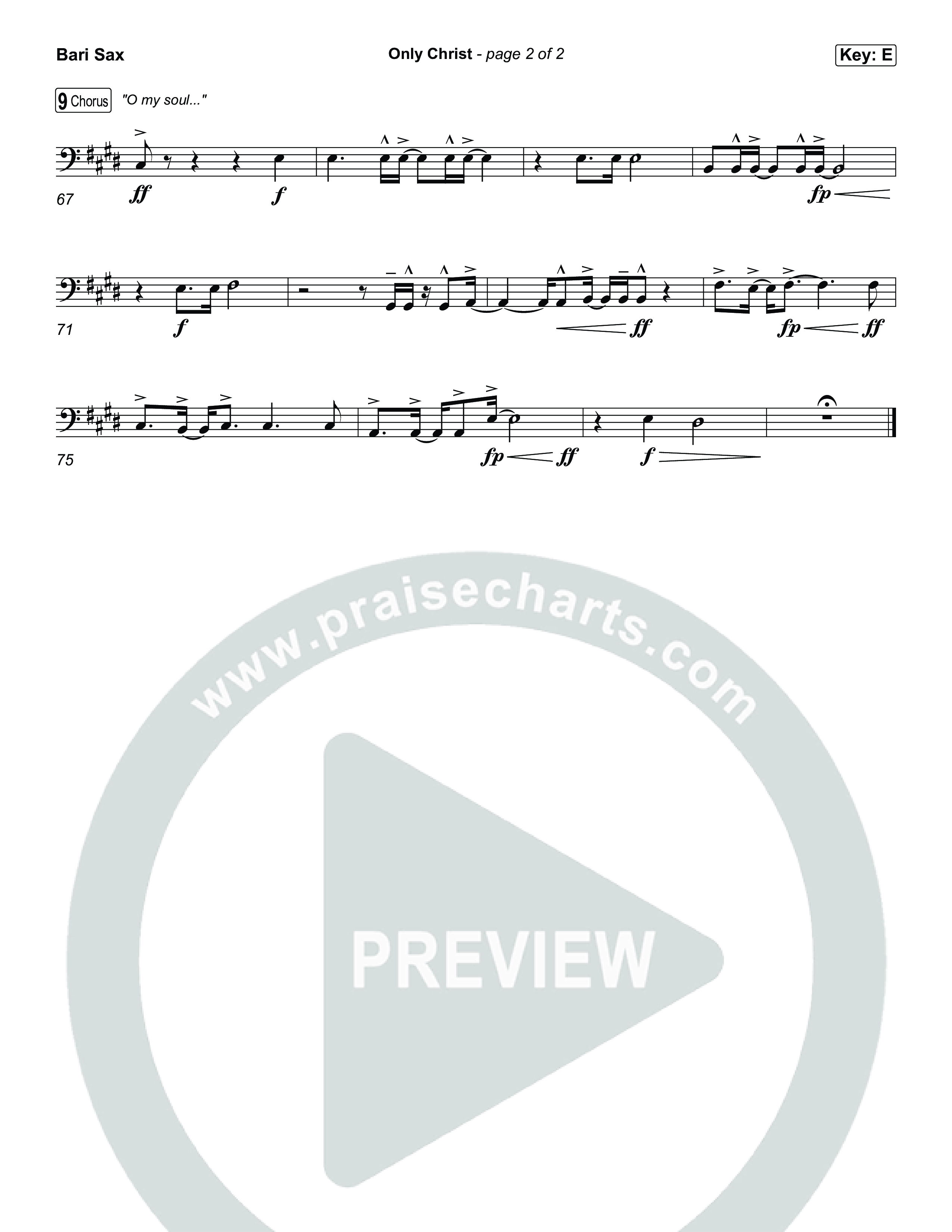 Only Christ Bari Sax (The Worship Initiative / Watermark Music / Hayden Browning)