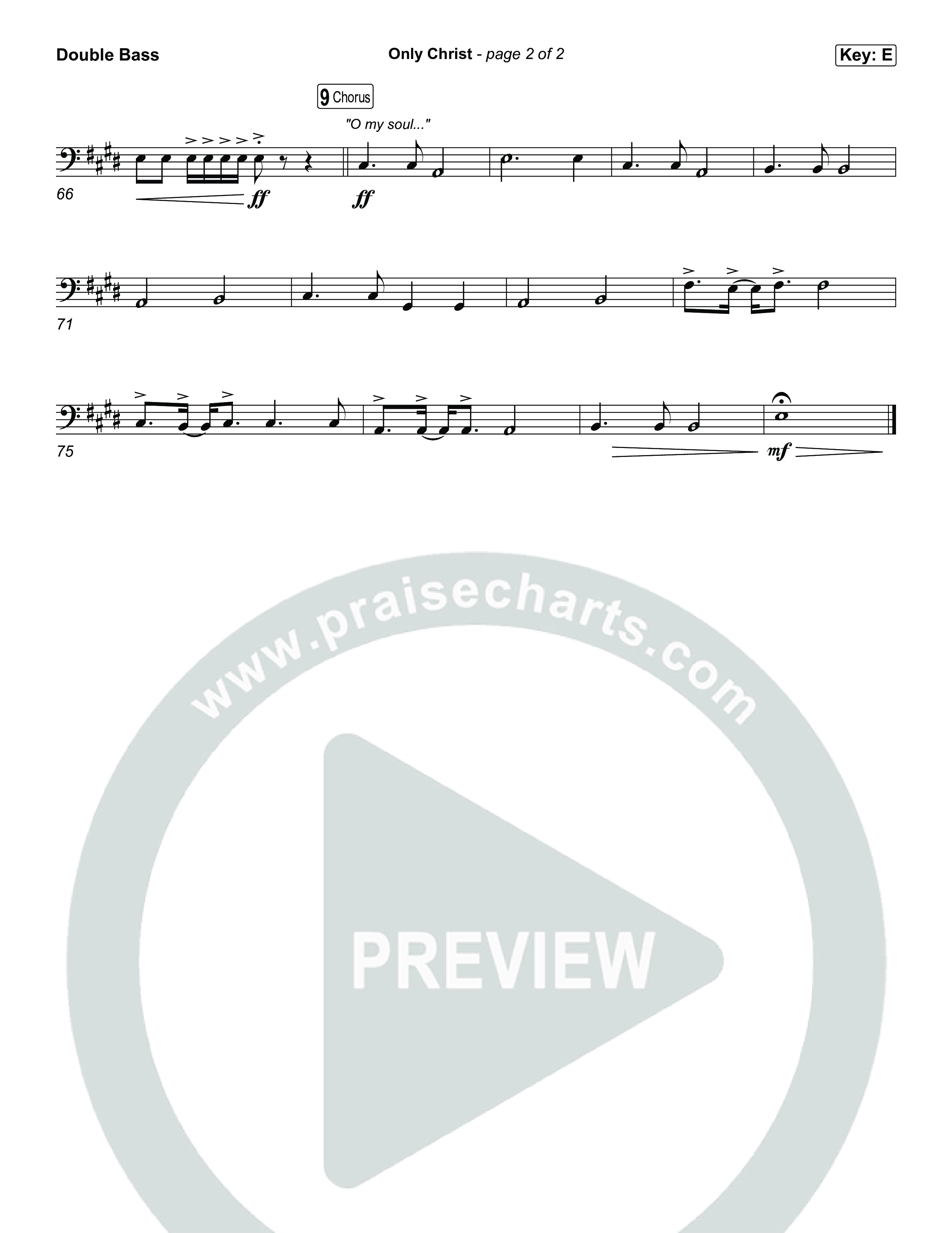 Only Christ String Bass (The Worship Initiative / Watermark Music / Hayden Browning)