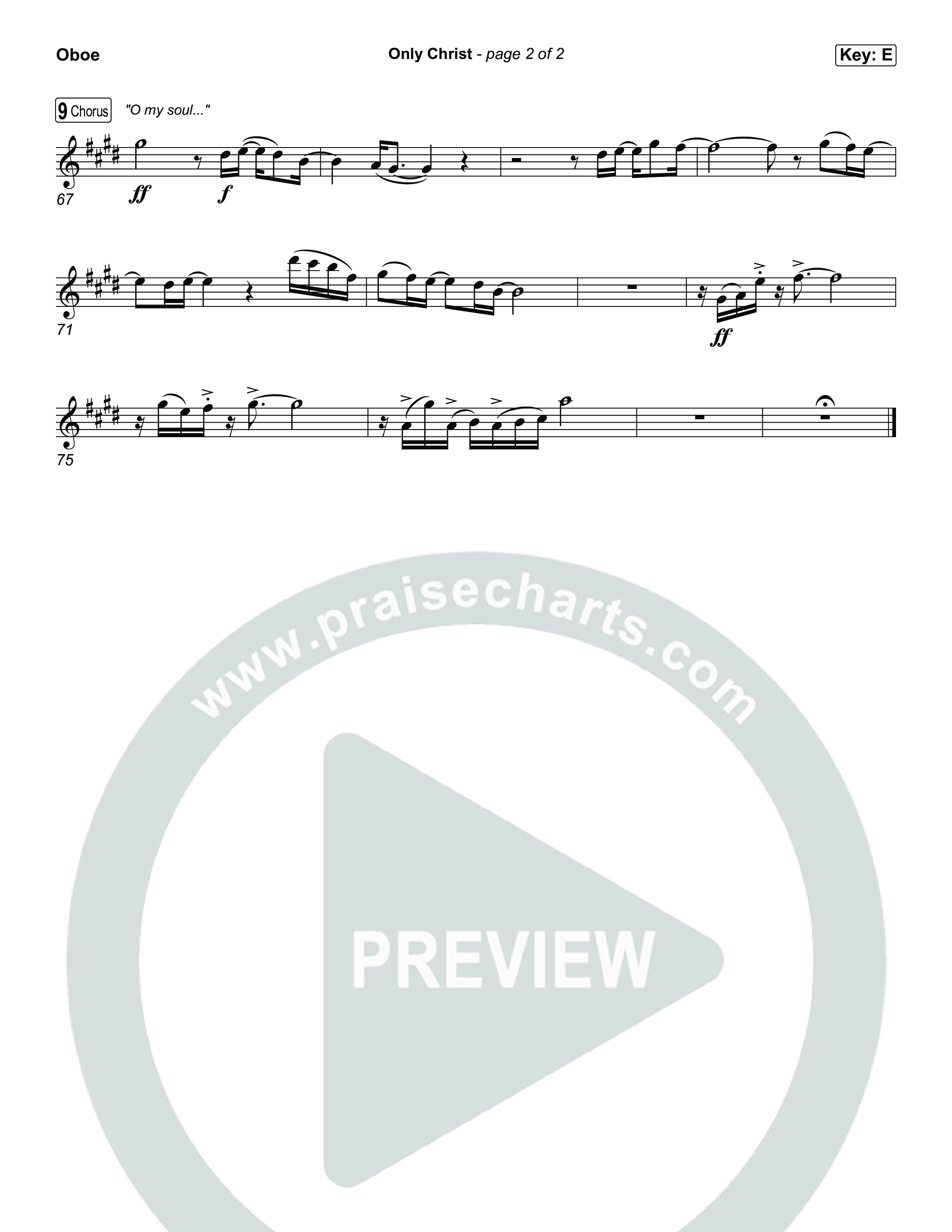 Only Christ Oboe (The Worship Initiative / Watermark Music / Hayden Browning)