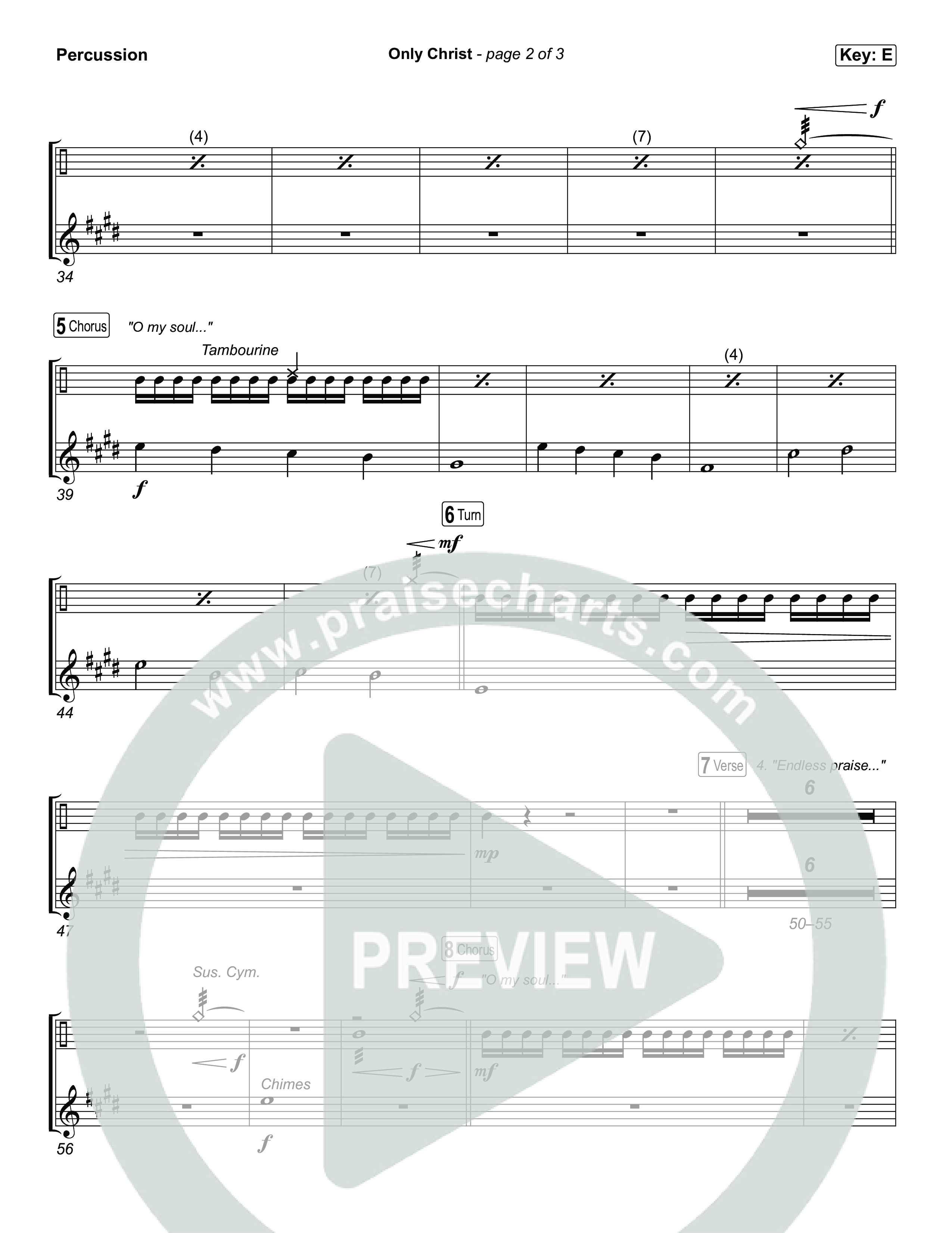 Only Christ Percussion (The Worship Initiative / Watermark Music / Hayden Browning)