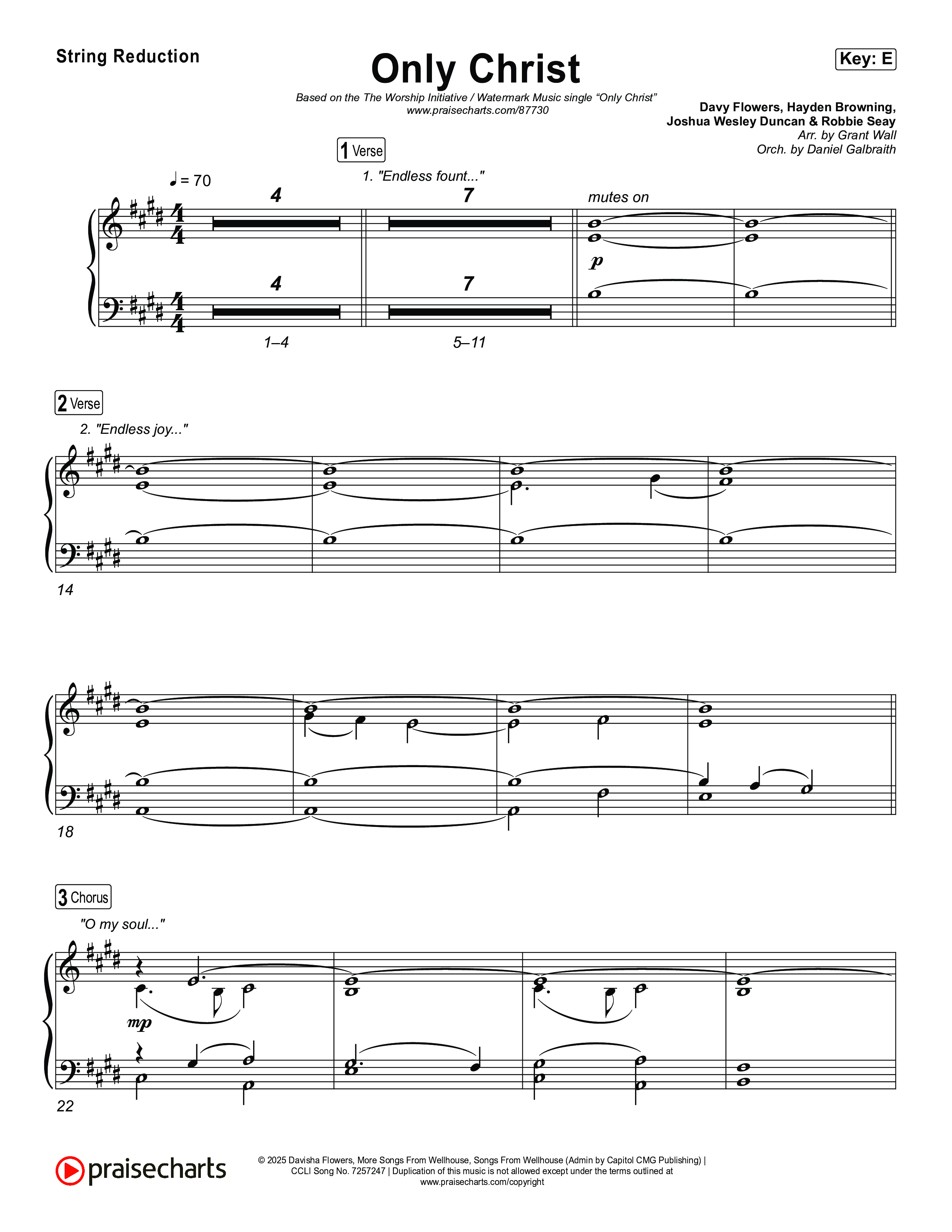 Only Christ String Reduction (The Worship Initiative / Watermark Music / Hayden Browning)