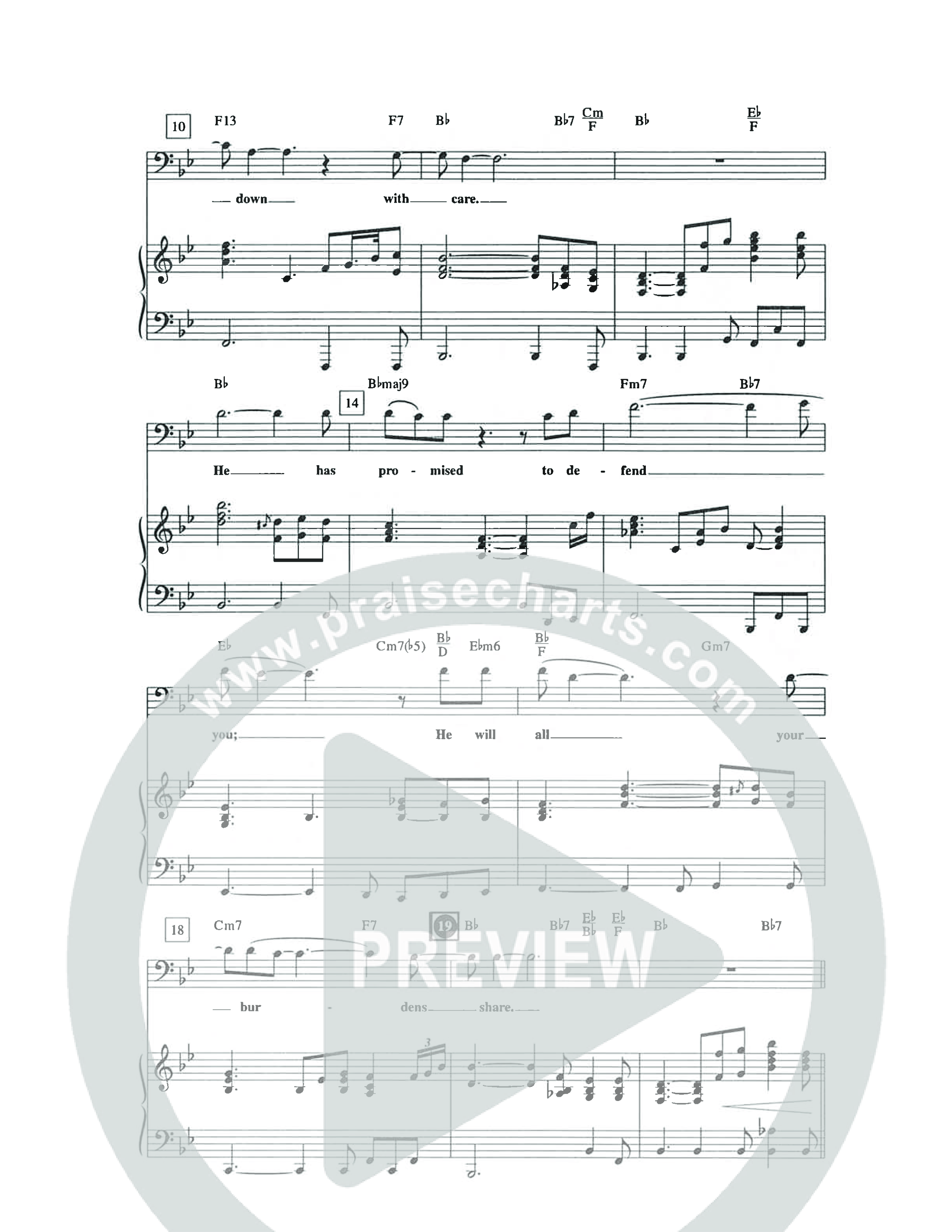 Only A Look (Choral Anthem SATB) Anthem (SATB/Piano) (The Brooklyn Tabernacle Choir / Arr. Carol Cymbala / Orch. Lari Goss)