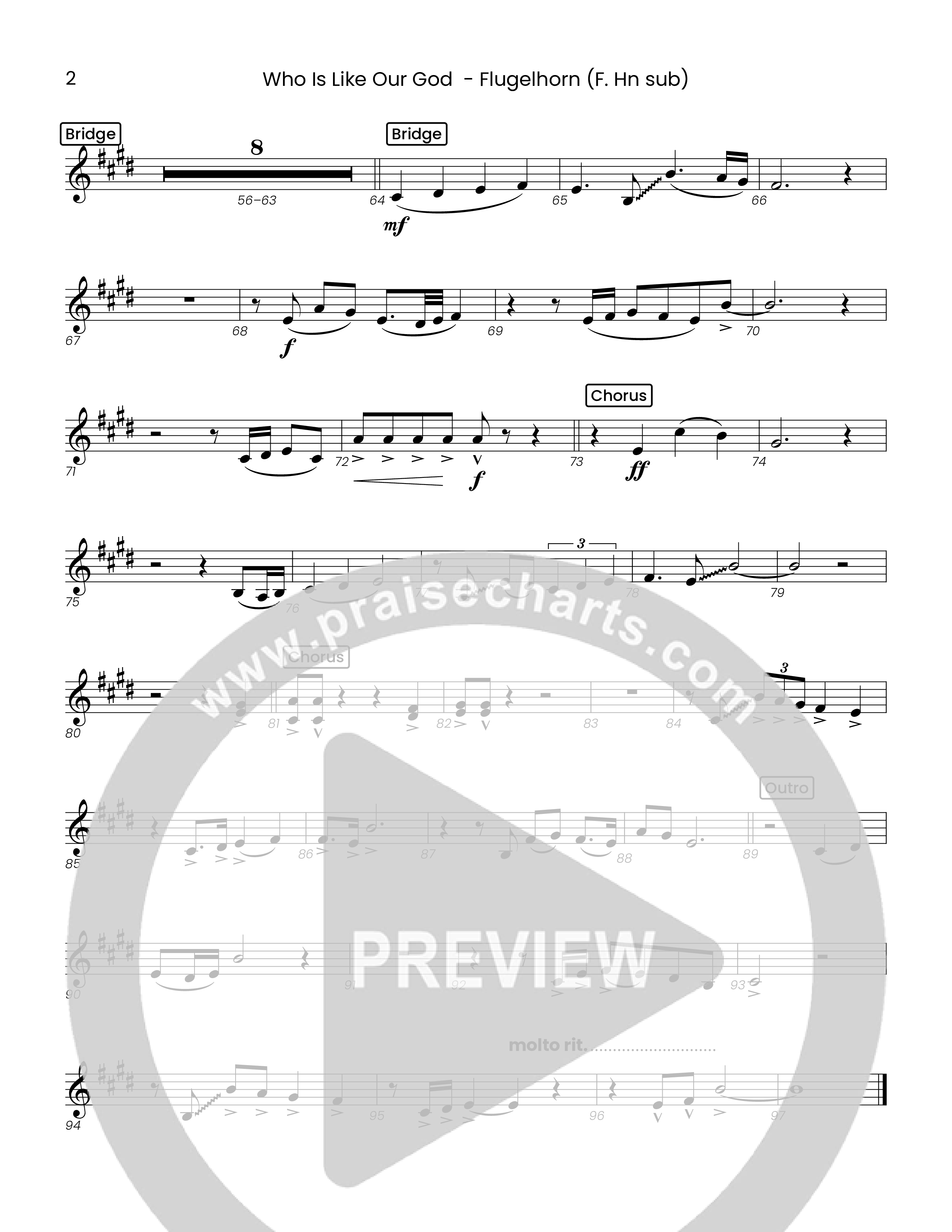 Who Is Like Our God (Choral Anthem SATB) Flugelhorn (Houston's First Worship)