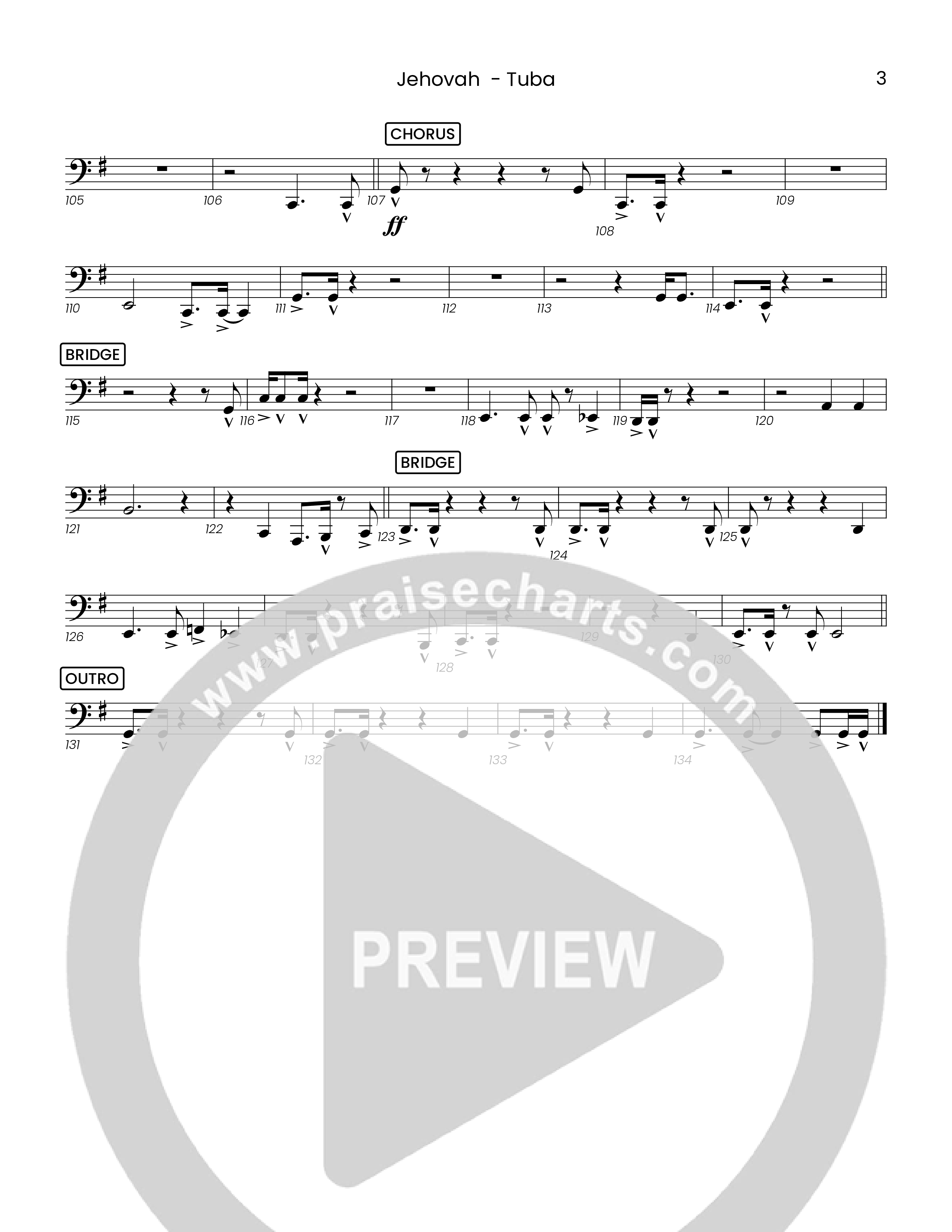 Jehovah (Choral Anthem SATB) Tuba (Houston's First Worship)