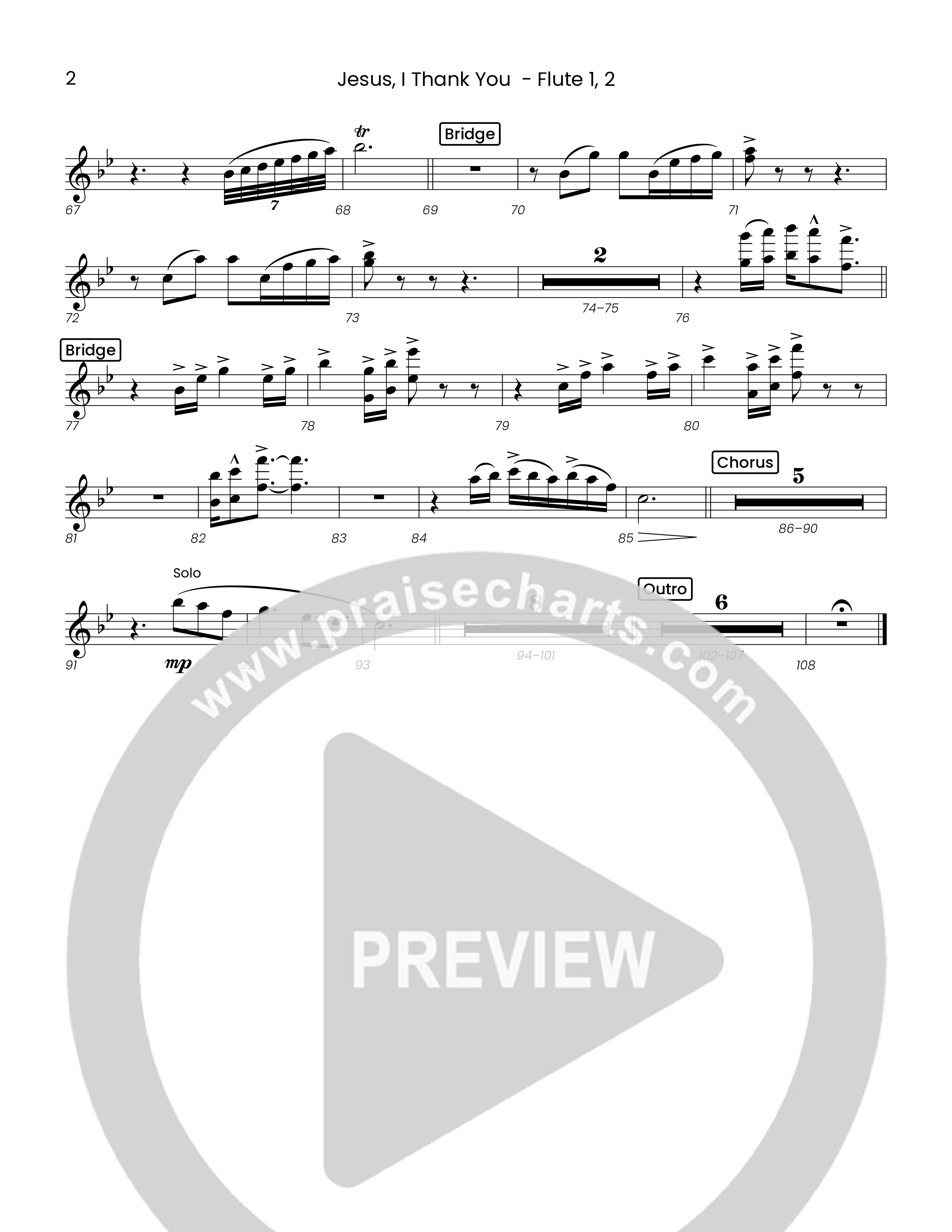 Jesus I Thank You (Choral Anthem SATB) Wind Pack (Houston's First Worship)