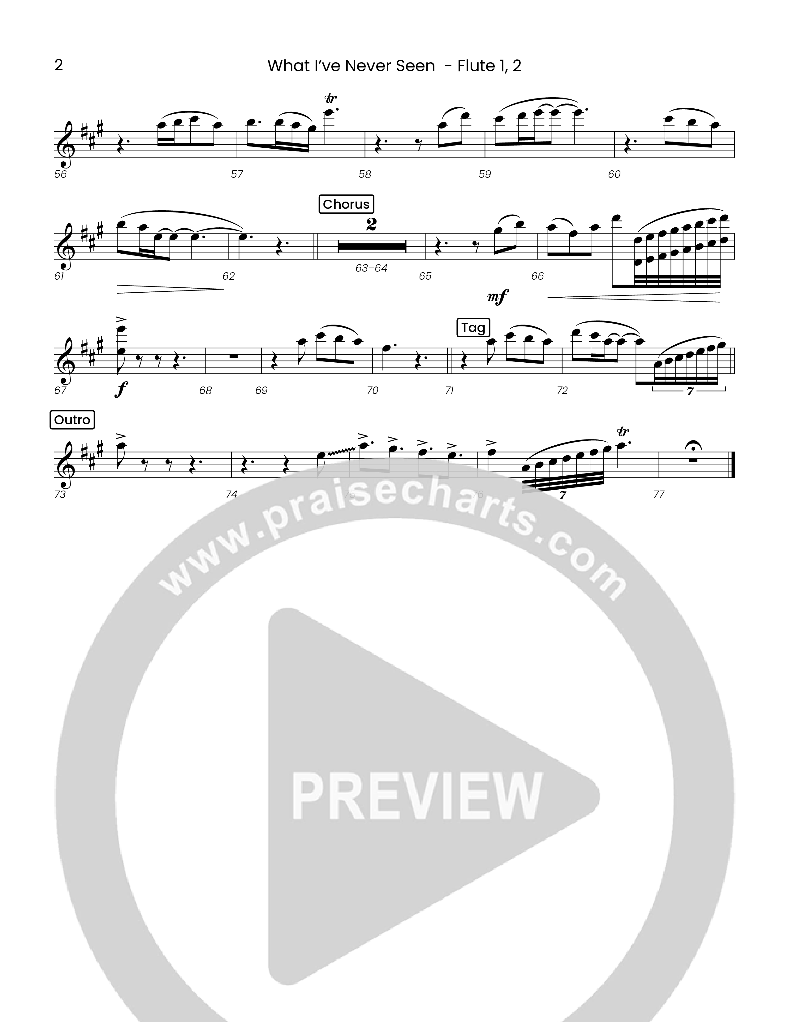 What I've  Never Seen (Choral Anthem SATB) Wind Pack (Houston's First Worship)