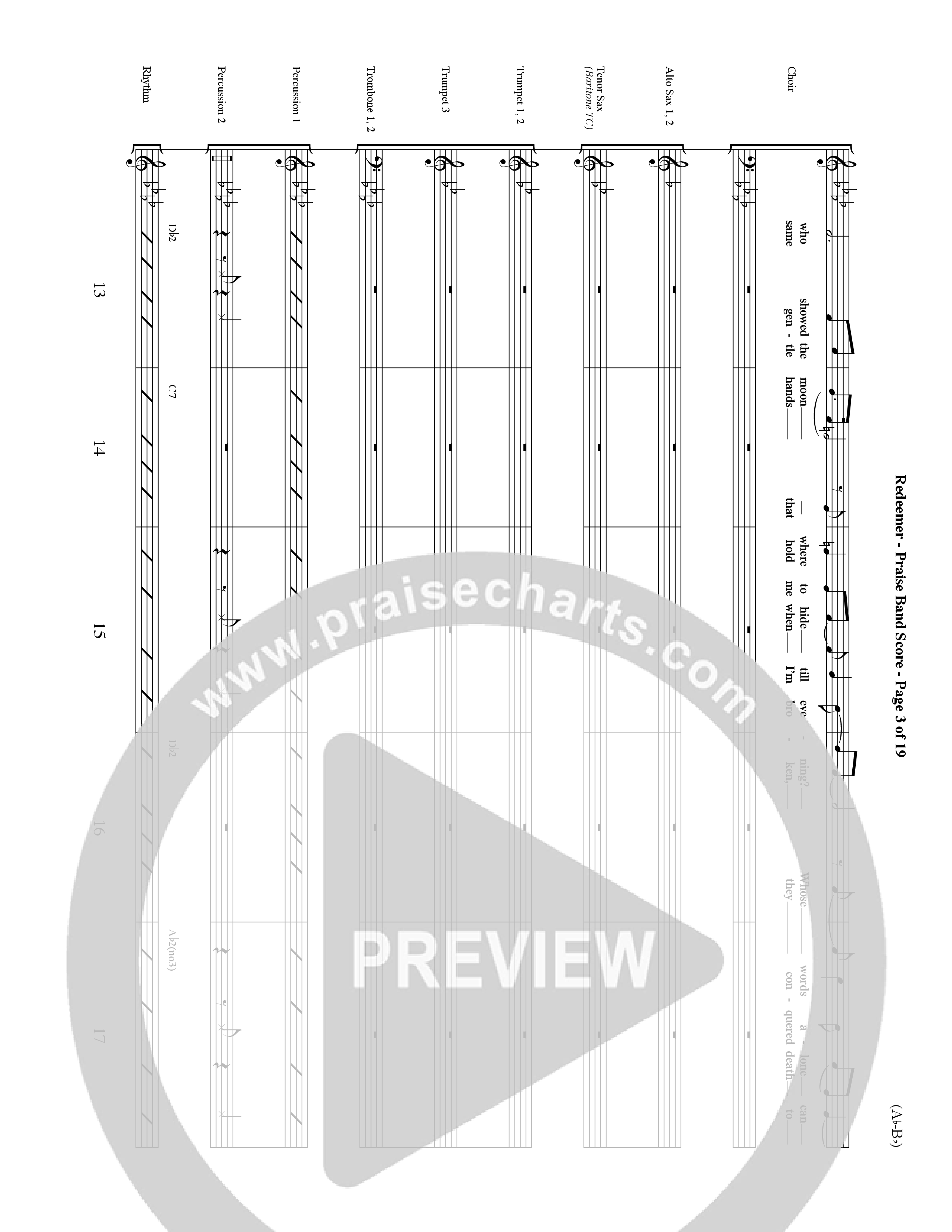 Redeemer (Choral Anthem SATB) Conductor's Score (Word Music Choral / Orch. David Shipps)