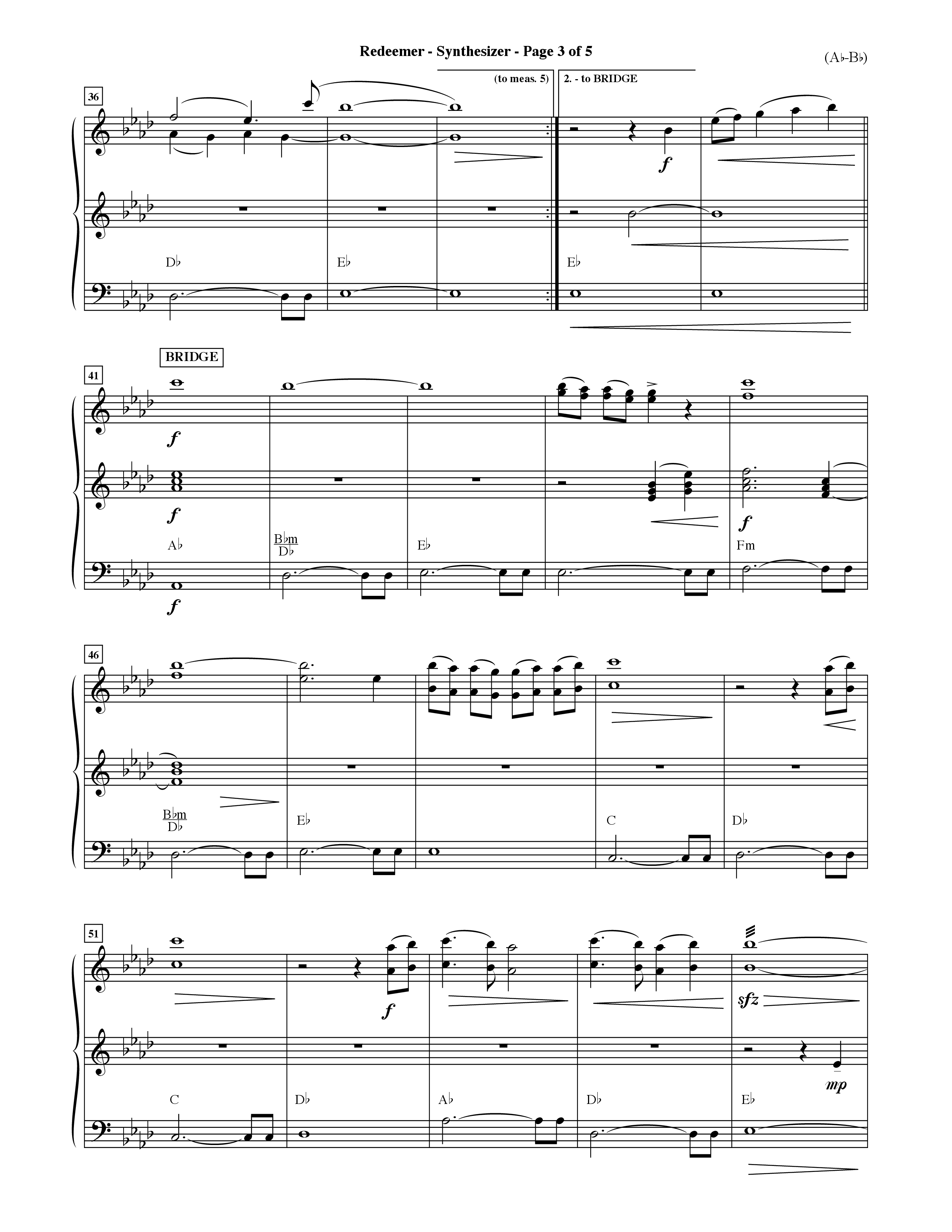 Redeemer (Choral Anthem SATB) Synth (Word Music Choral / Orch. David Shipps)