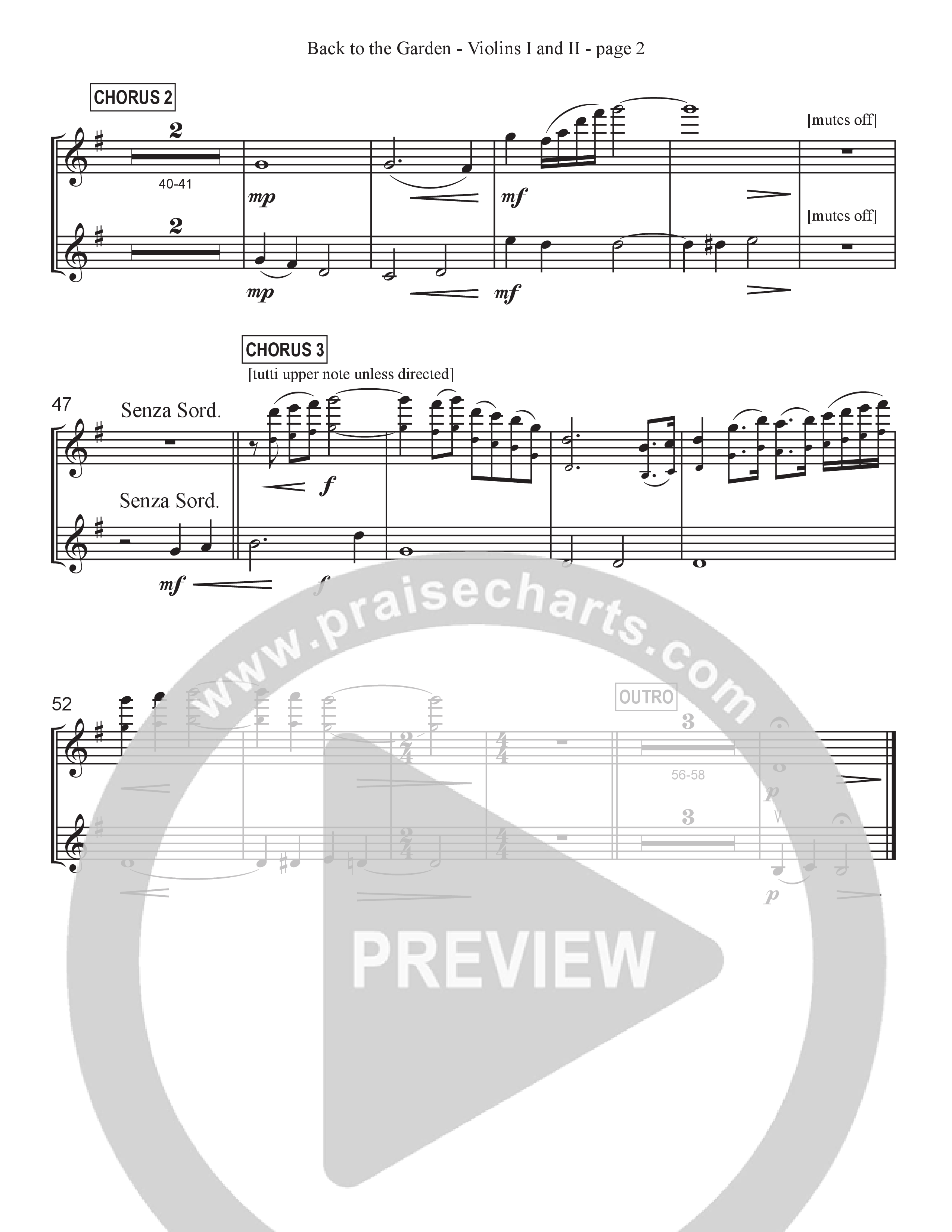 Back To The Garden Violin 1/2 (Central Collective / Hannah Frye / Nashville String Machine)