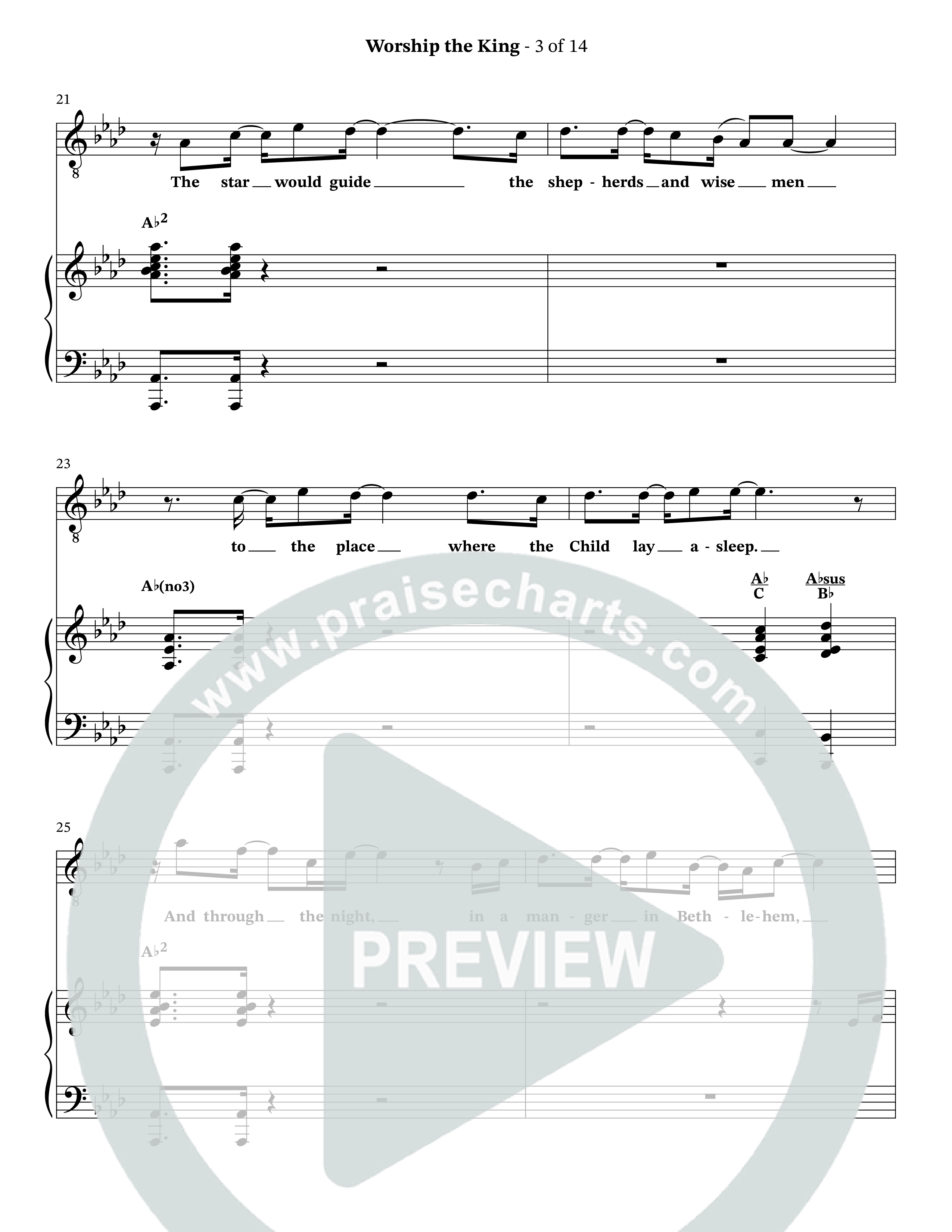 Worship The King (Choral Anthem SATB) Anthem (SATB/Piano) (The Brooklyn Tabernacle Choir / Anthony Evans / Arr. Carol Cymbala / Arr. Jason Webb / Orch. Chris McDonald)