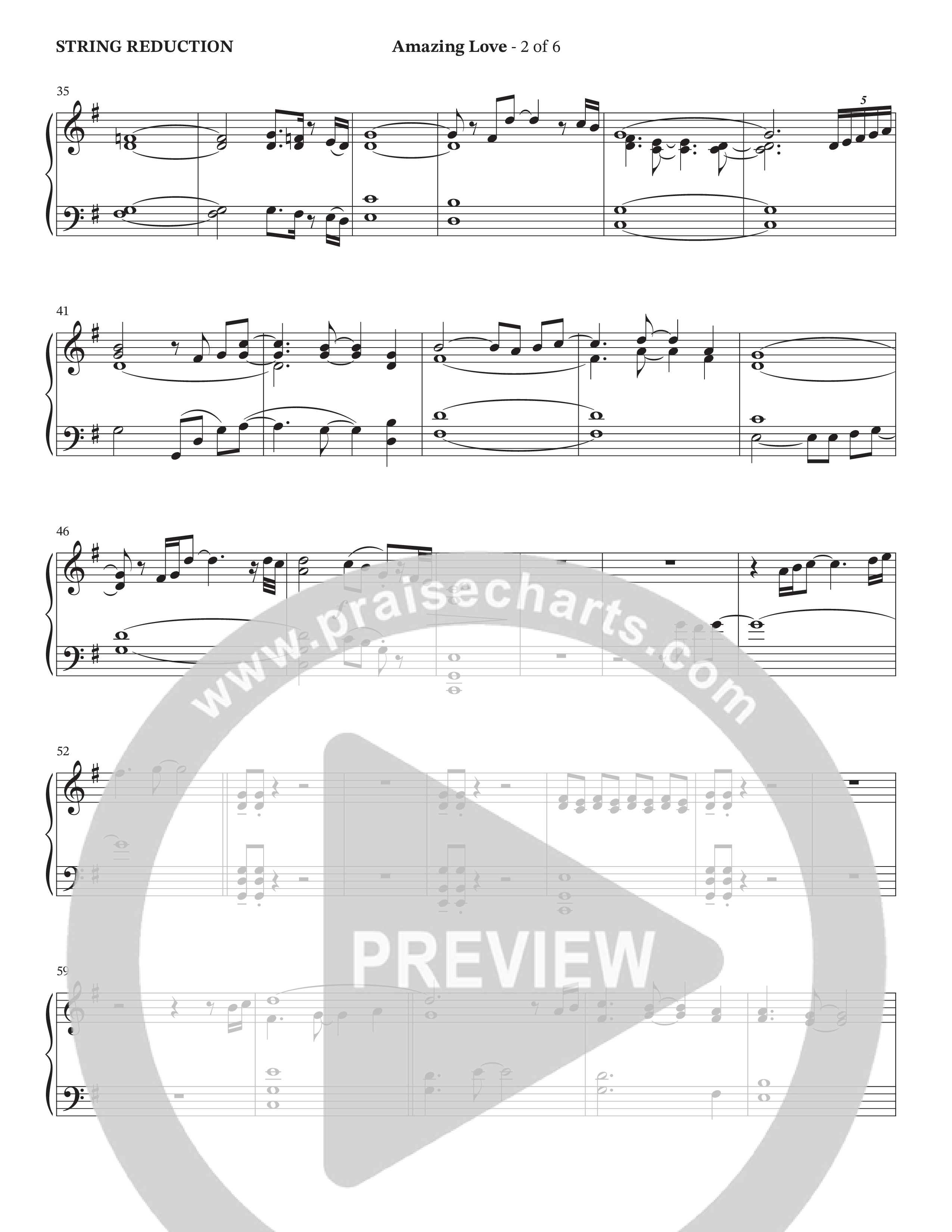 Amazing Love (Choral Anthem SATB) String Reduction (The Brooklyn Tabernacle Choir / Arr. Carol Cymbala / Arr. Jason Webb)