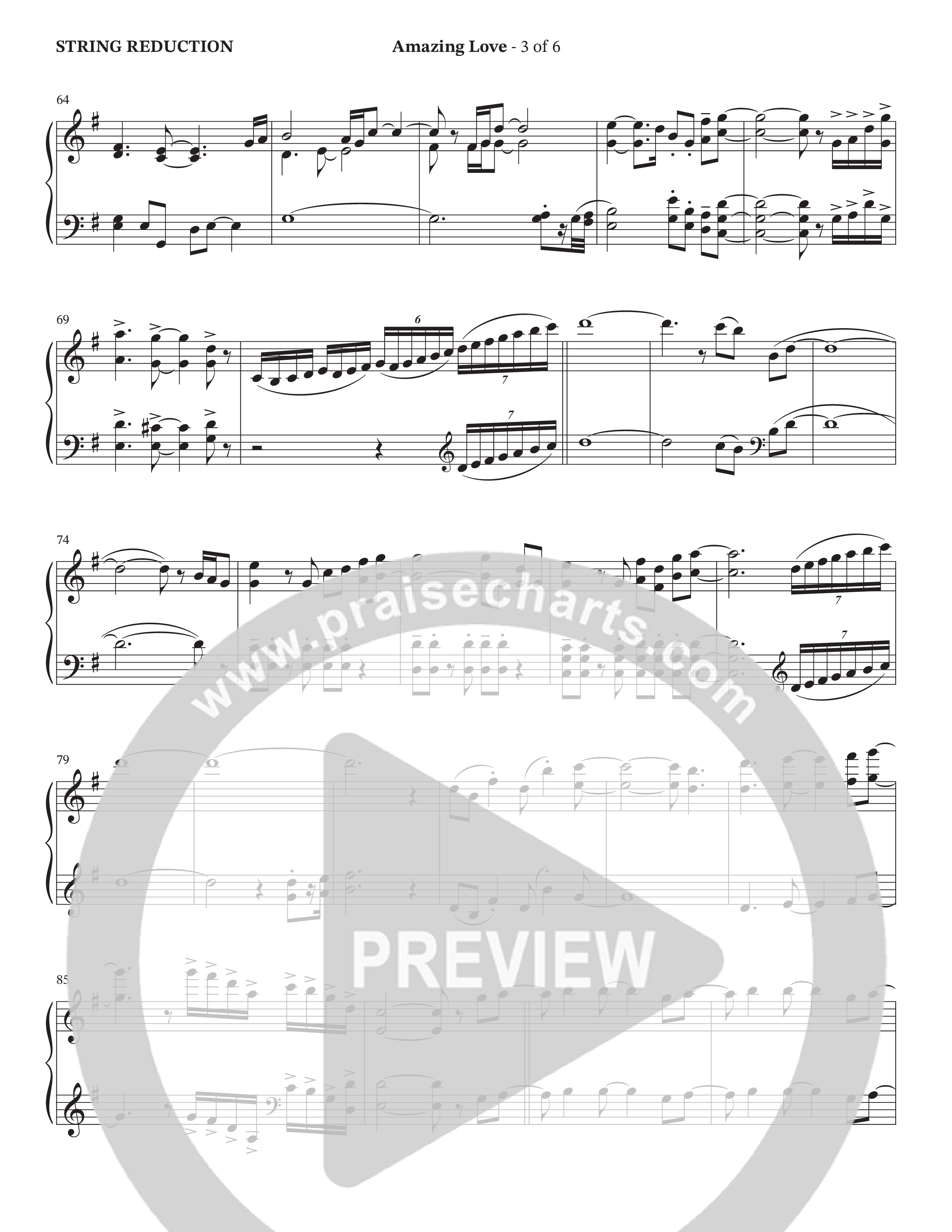 Amazing Love (Choral Anthem SATB) String Reduction (The Brooklyn Tabernacle Choir / Arr. Carol Cymbala / Arr. Jason Webb)