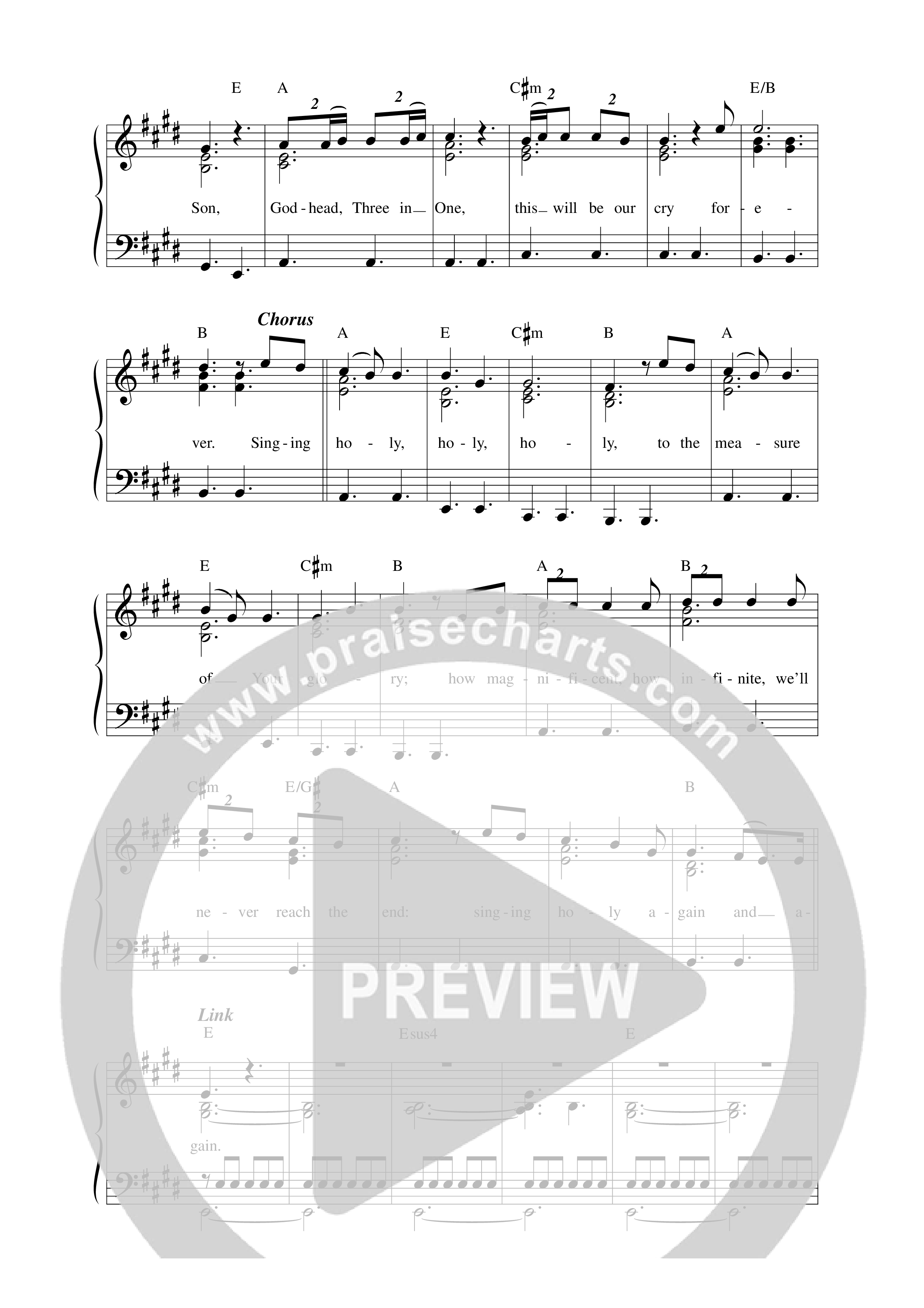 Holy Again And Again Lead Sheet Melody (Aaron Williams)