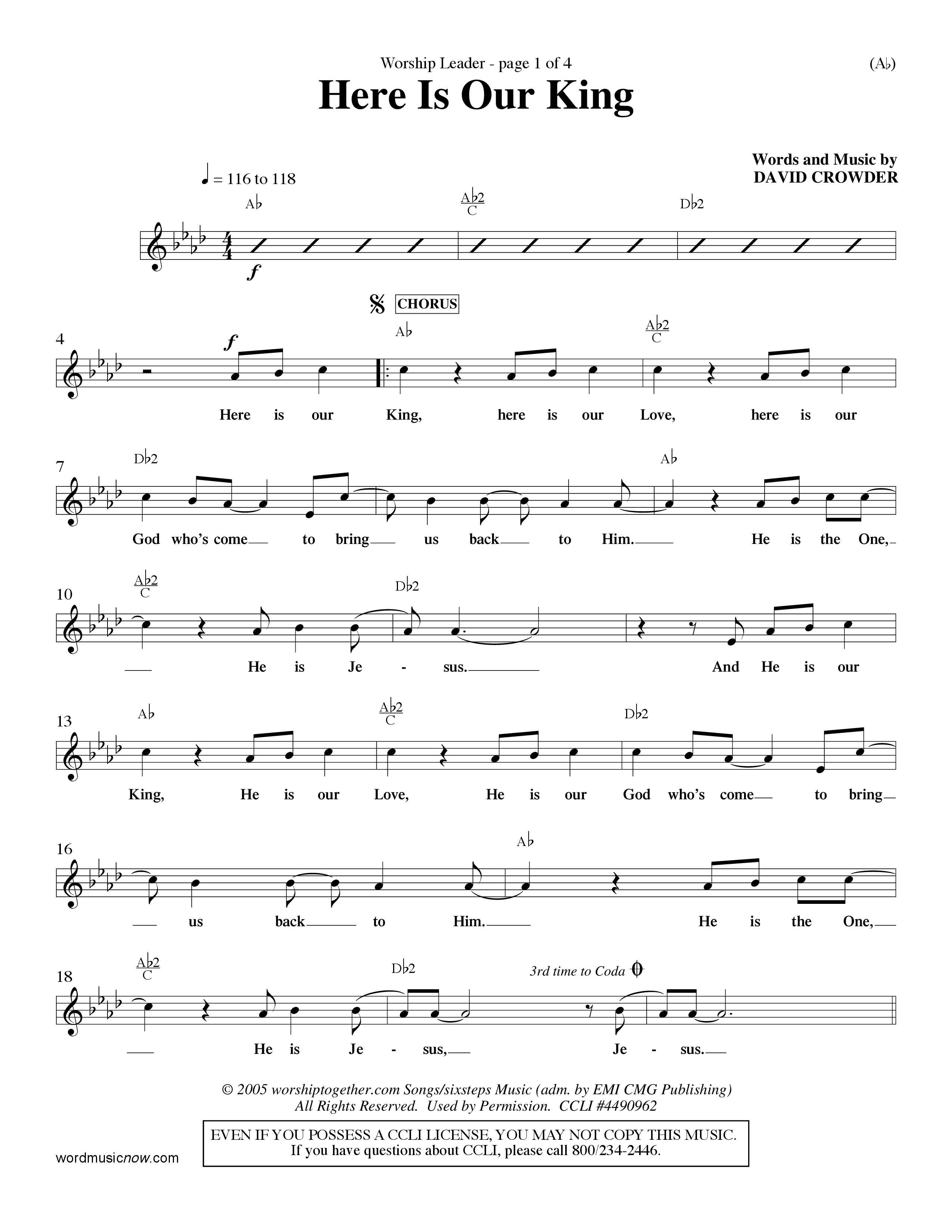 Here Is Our King (Choral Anthem SATB) Rhythm Pack (Word Music Choral / Orch. Dave Williamson)