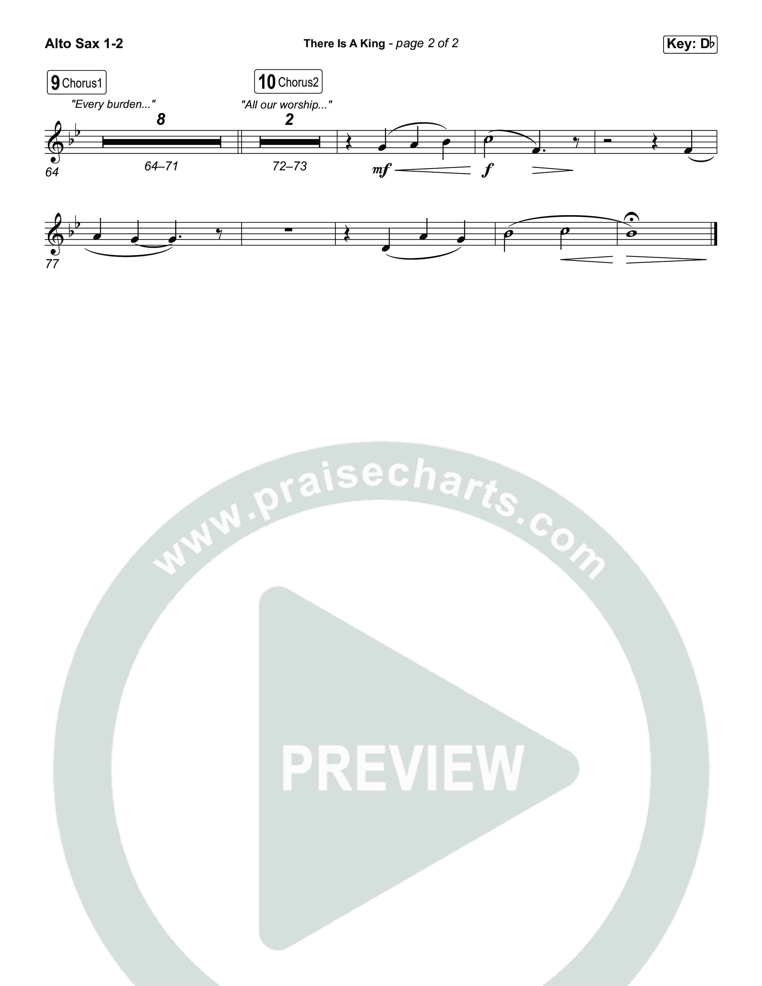 There Is A King (Choral/SATB) Sax Pack (Travis Cottrell / Arr. Mason Brown)