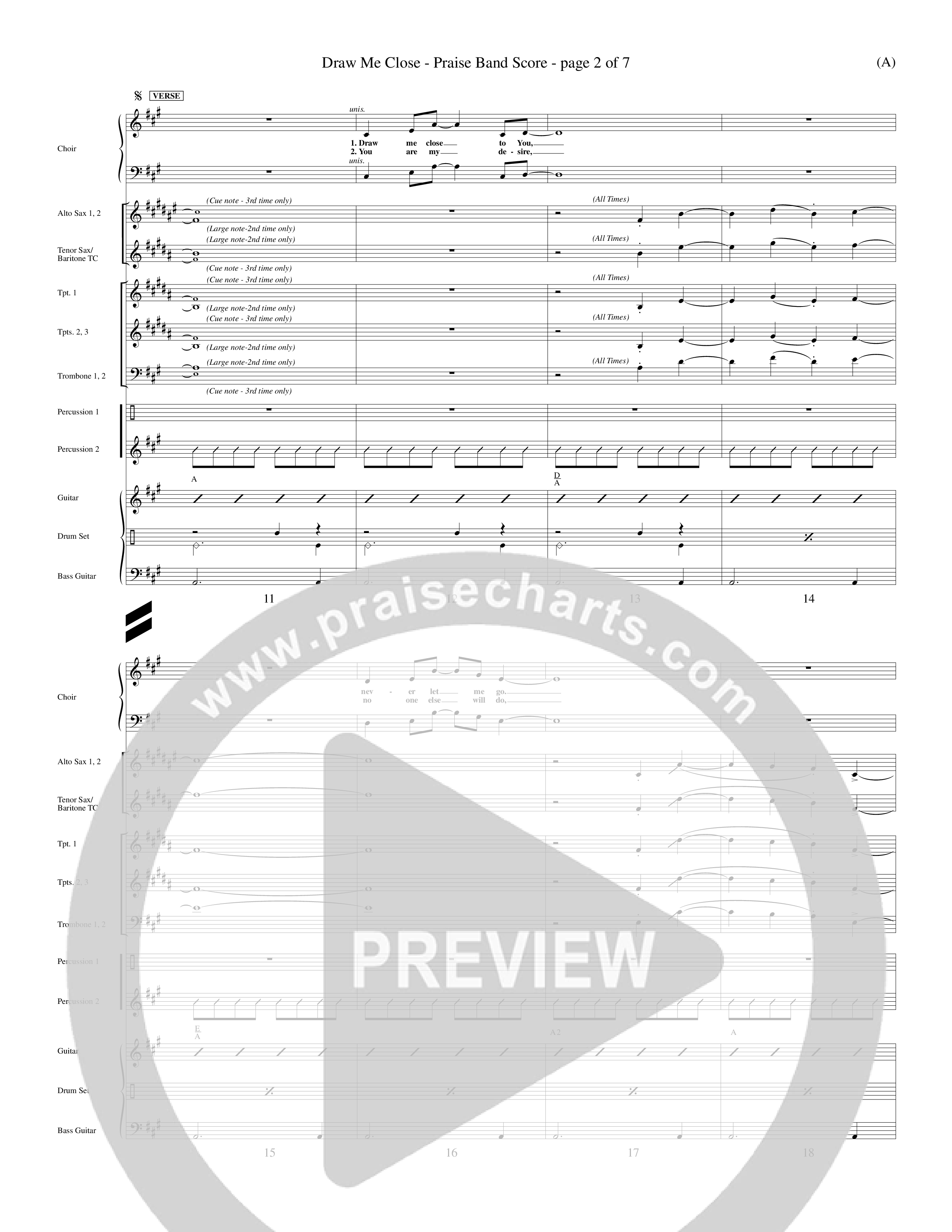 Draw Me Close (Choral Anthem SATB) Conductor's Score (Word Music Choral / Orch. Michael Lawrence)