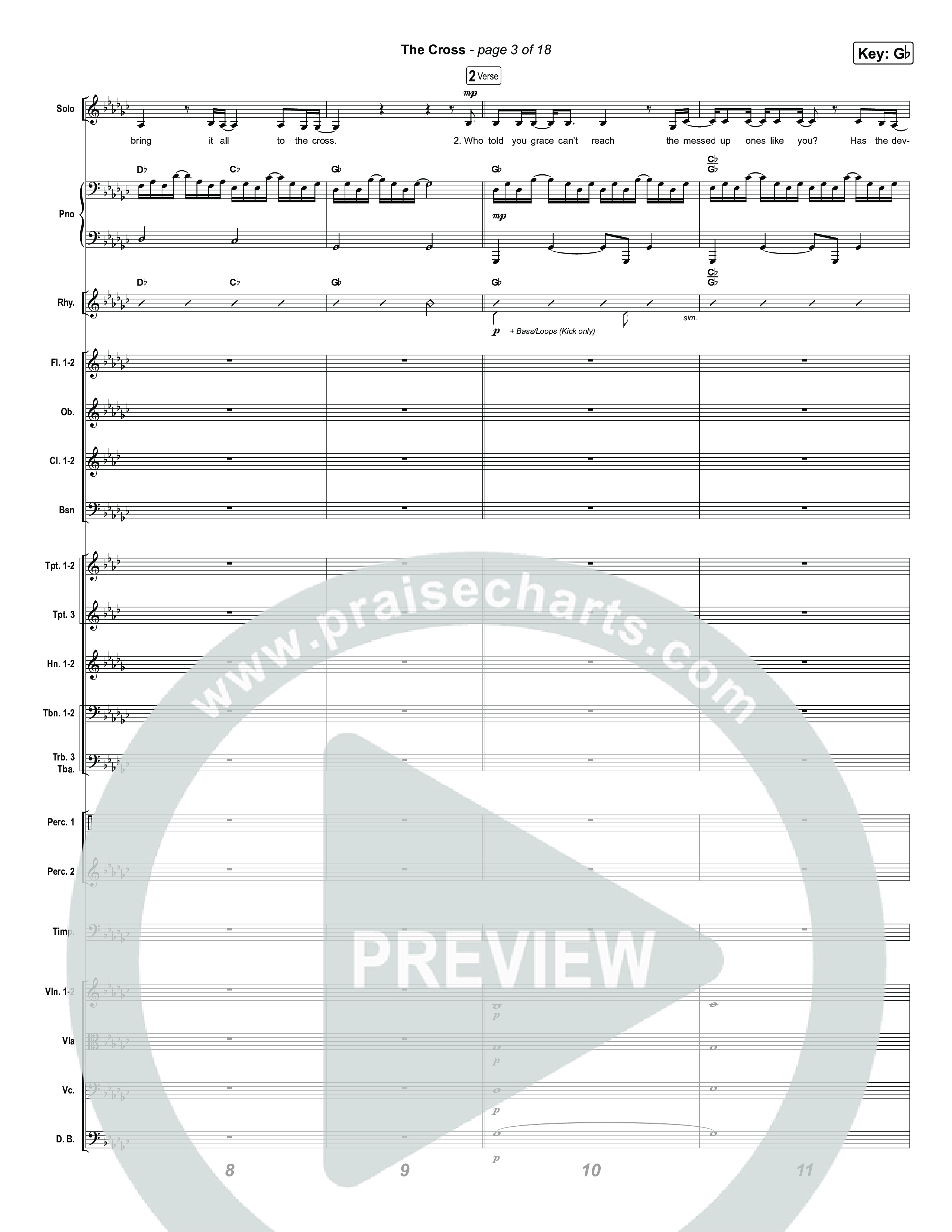 The Cross (Sing It Now) Conductor's Score (Anne Wilson / Chris Tomlin / Arr. Luke Gambill)