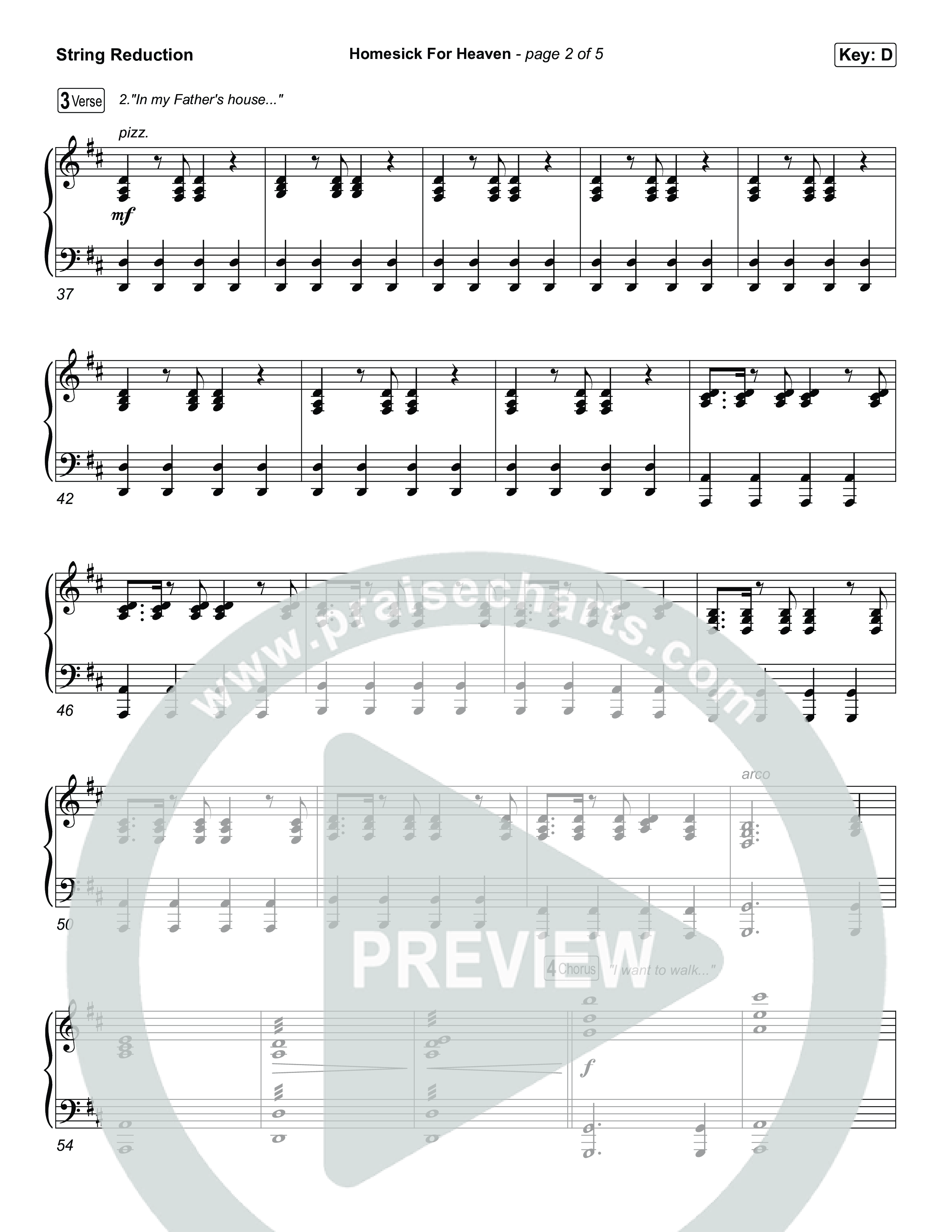 Homesick For Heaven String Reduction (Phil Wickham)