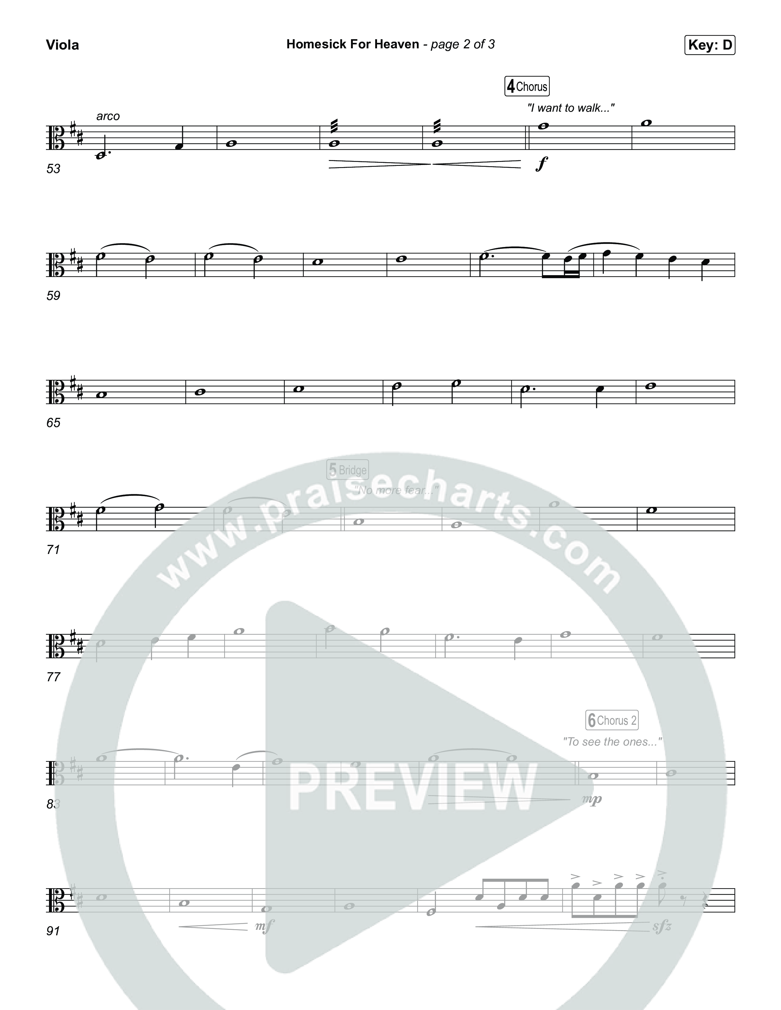 Homesick For Heaven Viola (Phil Wickham)