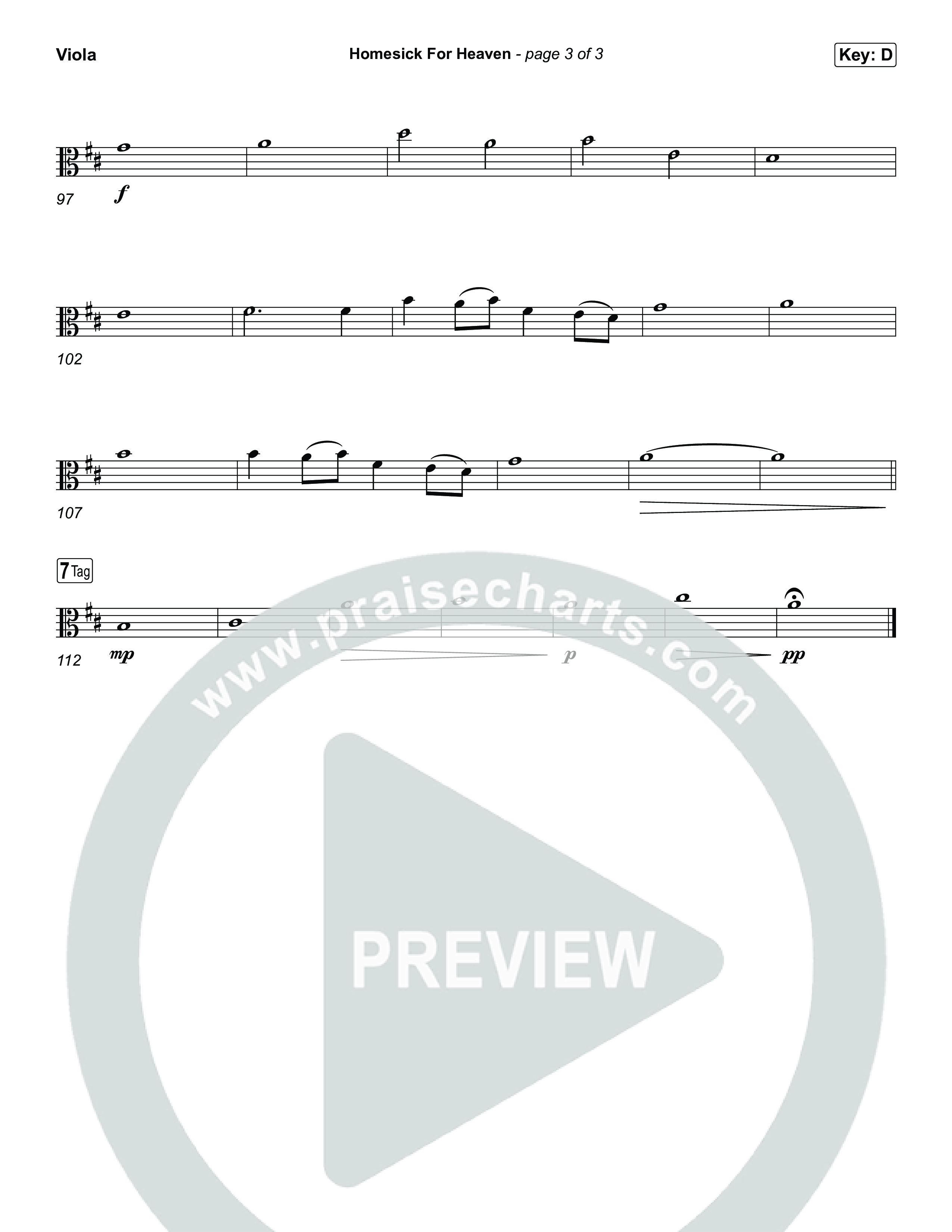 Homesick For Heaven Viola (Phil Wickham)