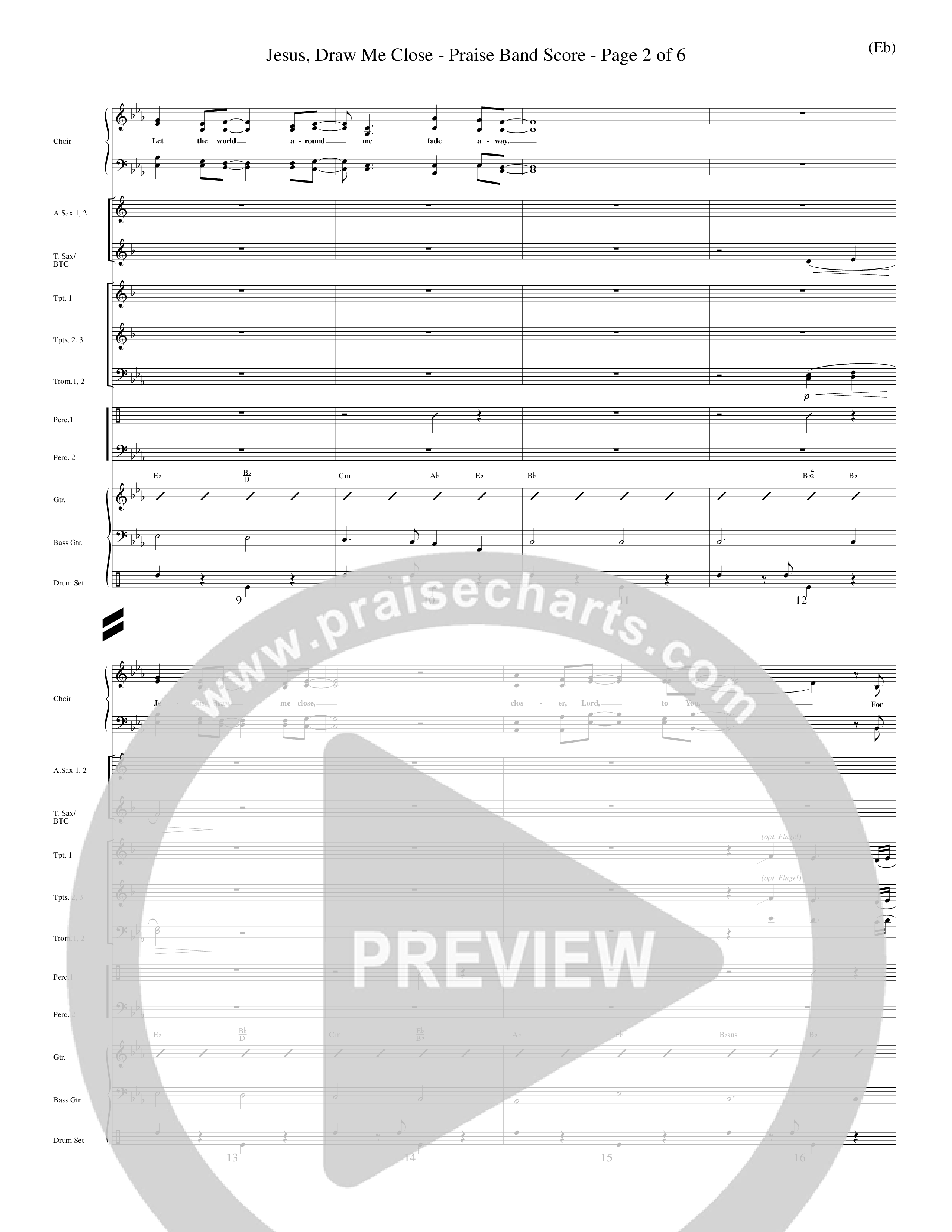 Jesus Draw Me Close (Choral Anthem SATB) Conductor's Score (Word Music Choral / Orch. David Winkler)