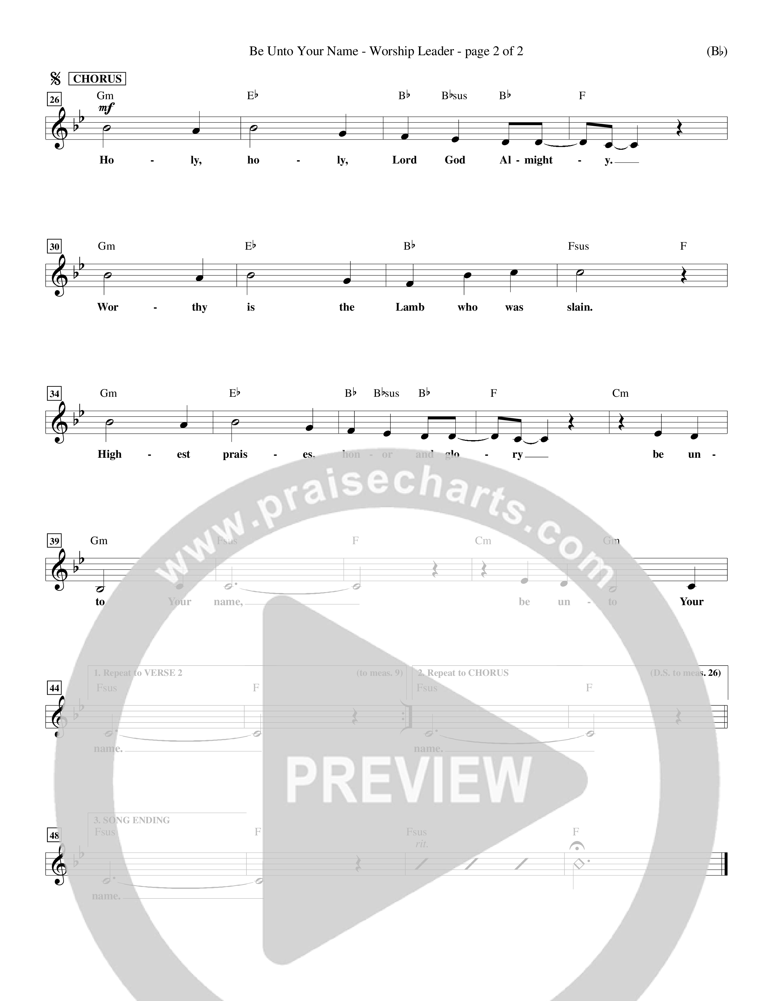 Be Unto Your Name (Choral Anthem SATB) Rhythm Pack (Word Music Choral / Orch. Michael Lawrence)