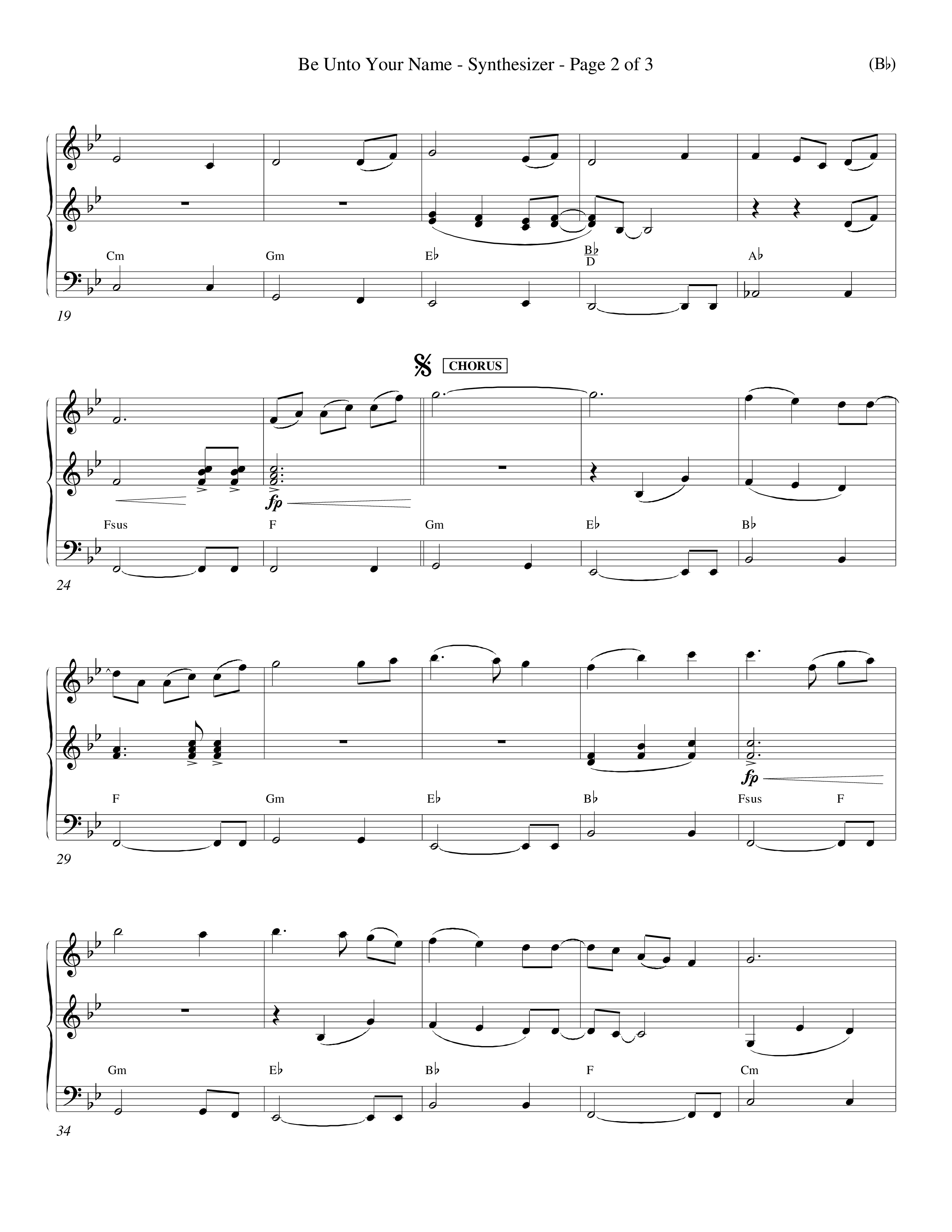 Be Unto Your Name (Choral Anthem SATB) Synth (Word Music Choral / Orch. Michael Lawrence)