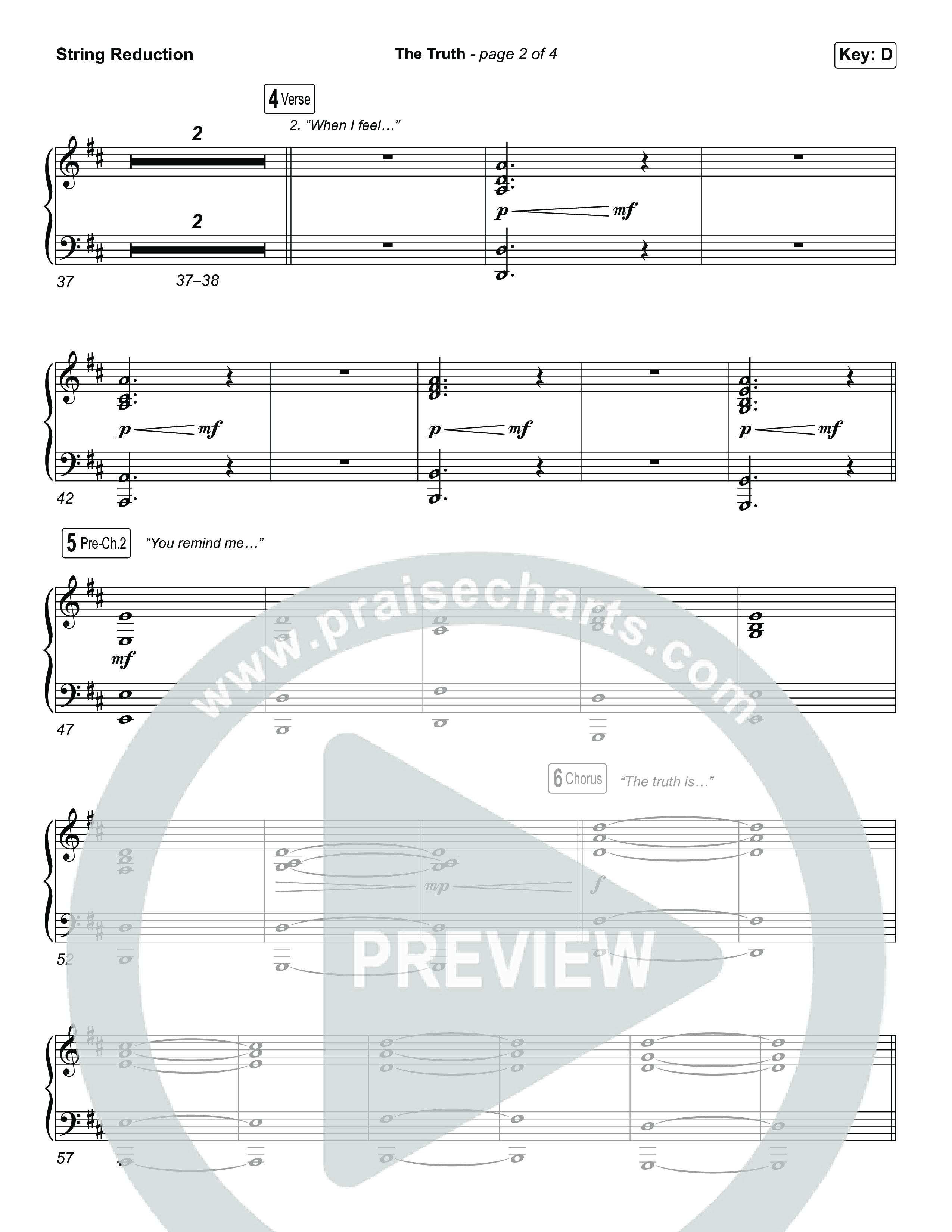 The Truth (Sing It Now) String Reduction (Megan Woods / Arr. Luke Gambill)