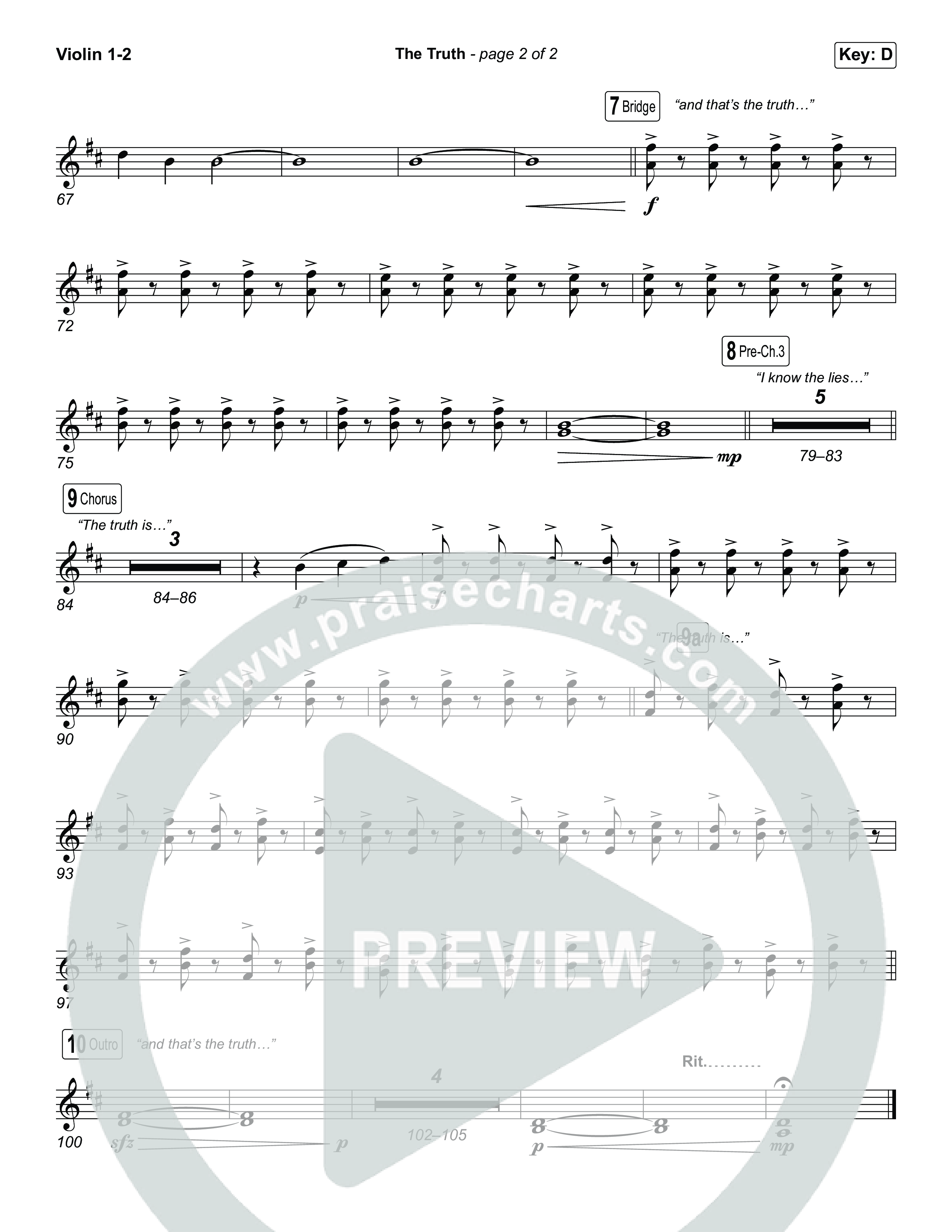 The Truth (Sing It Now) String Pack (Megan Woods / Arr. Luke Gambill)