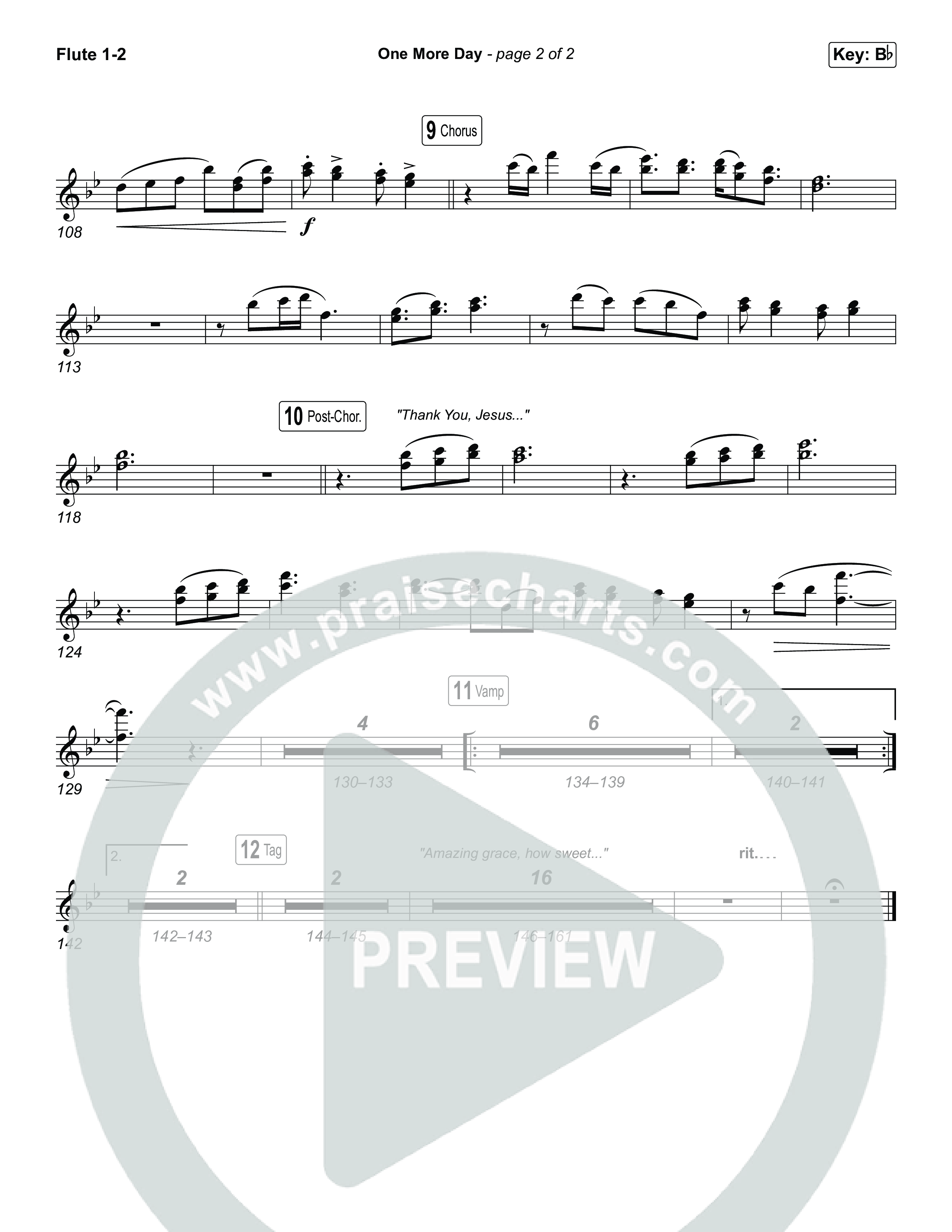 One More Day (Worship Choir/SAB) Wind Pack (Sons Of Sunday)