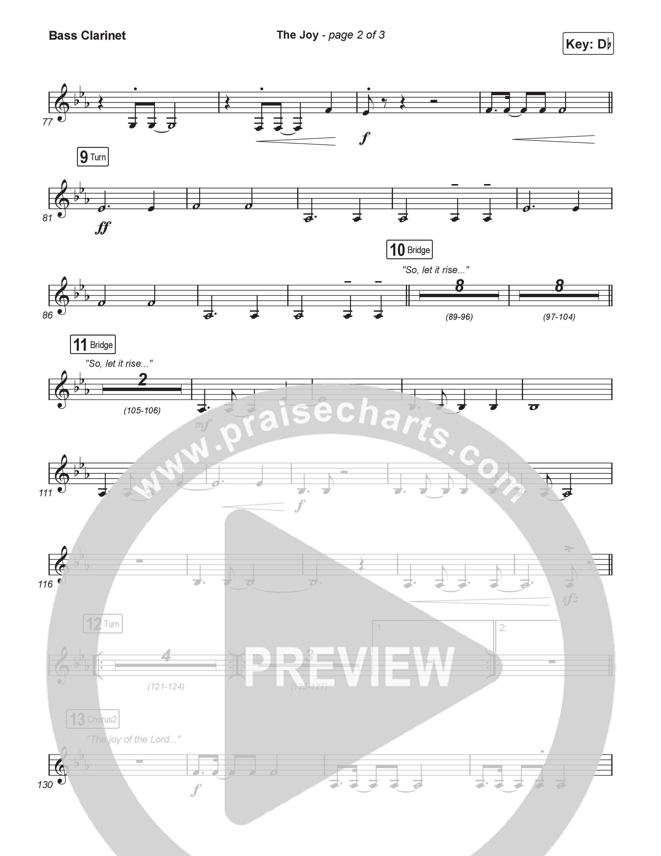 The Joy (Choral Anthem SATB) Bass Clarinet (The Belonging Co / Andrew Holt / Arr. Luke Gambill)