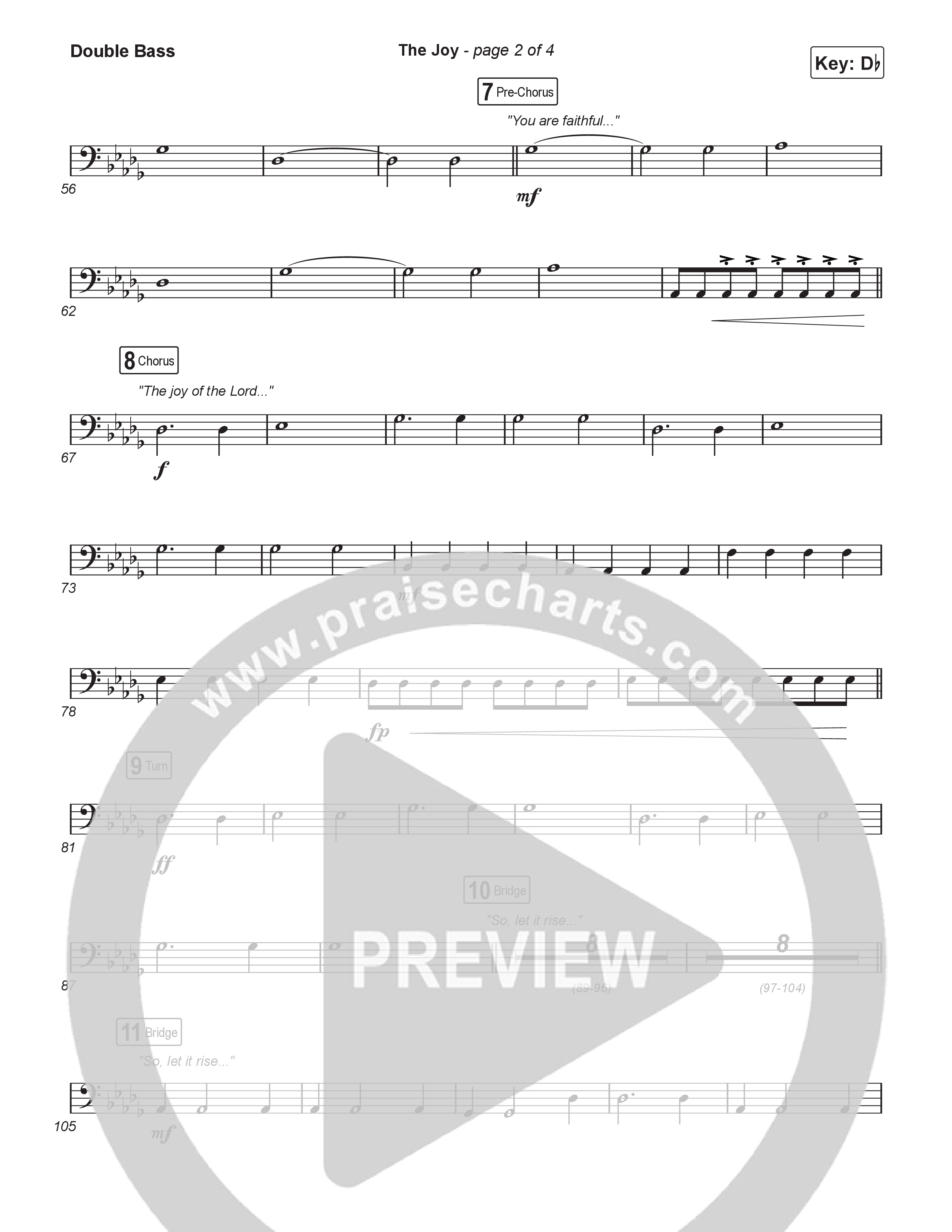 The Joy (Choral Anthem SATB) String Bass (The Belonging Co / Andrew Holt / Arr. Luke Gambill)