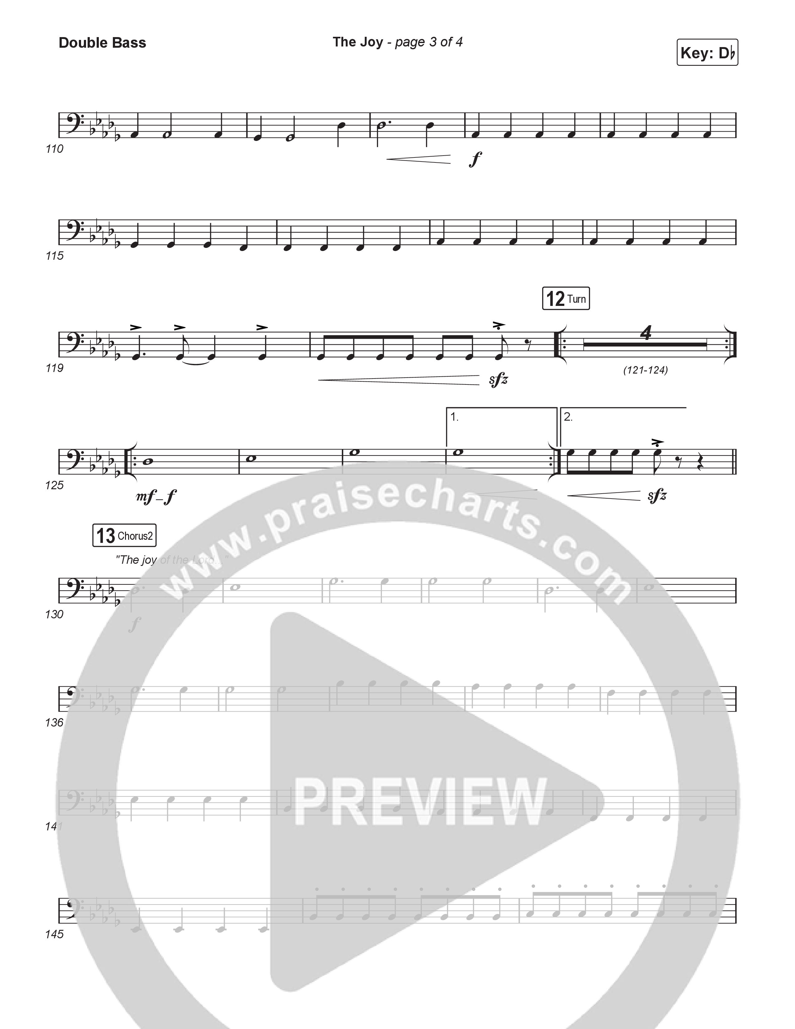 The Joy (Choral Anthem SATB) String Bass (The Belonging Co / Andrew Holt / Arr. Luke Gambill)