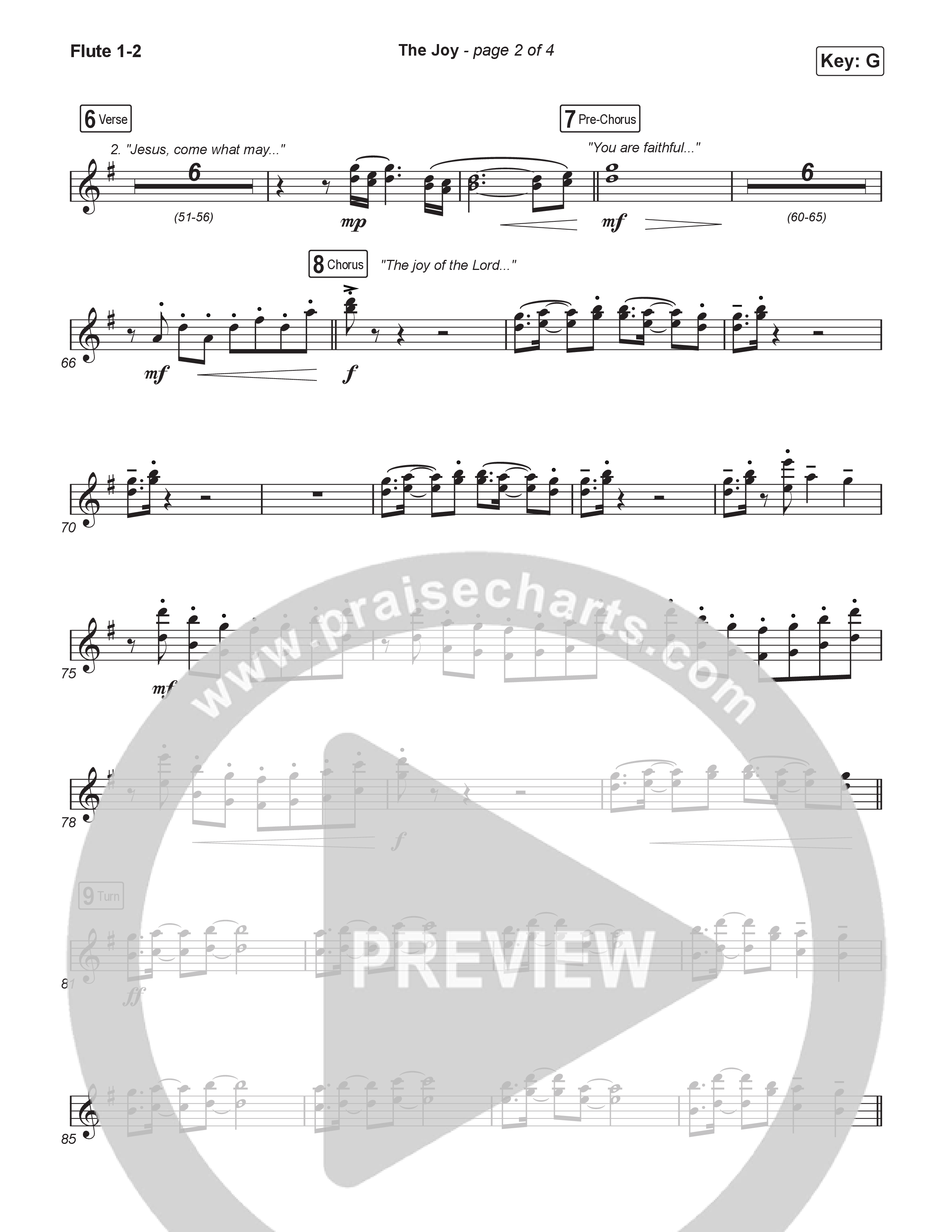 The Joy (Worship Choir/SAB) Flute 1/2 (The Belonging Co / Andrew Holt)