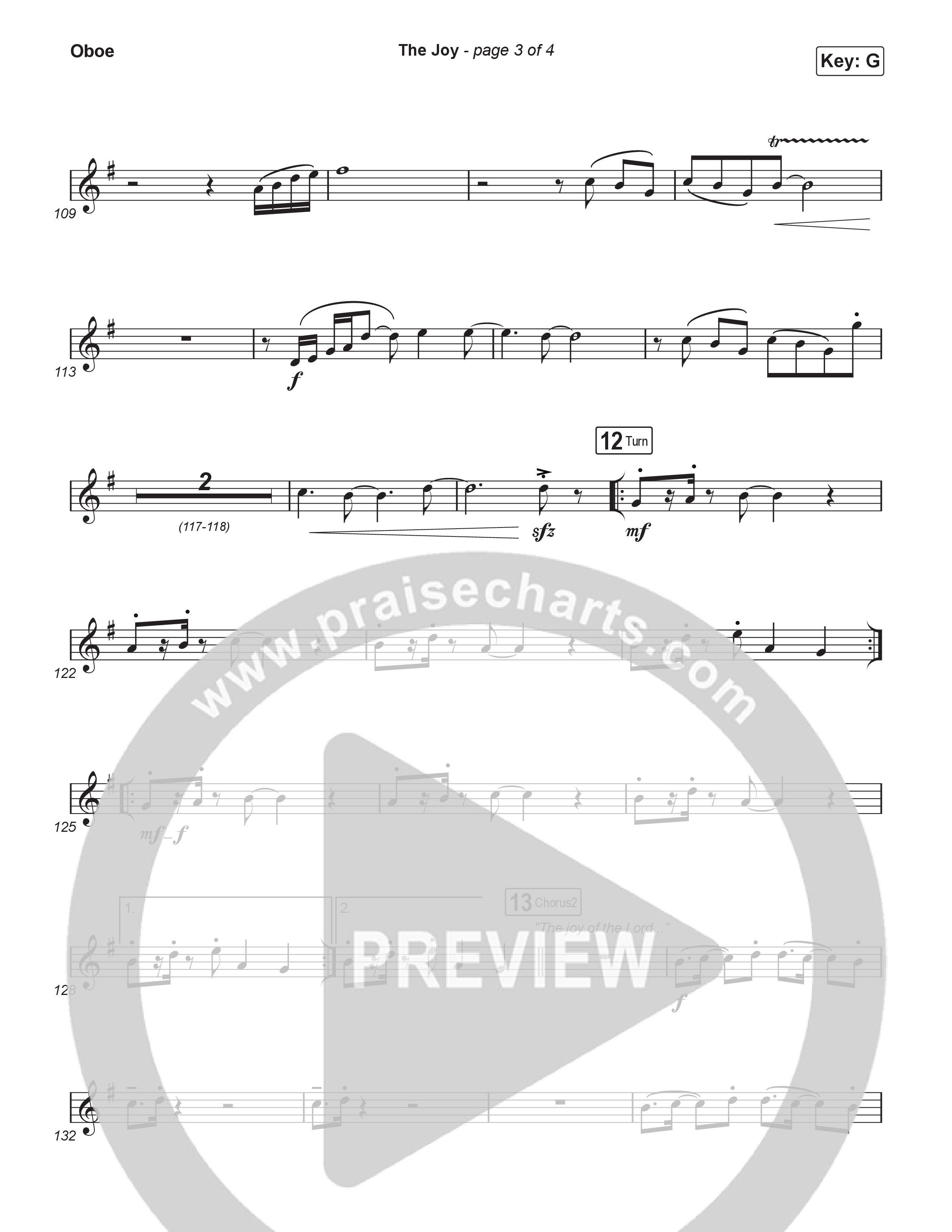 The Joy (Worship Choir/SAB) Oboe (The Belonging Co / Andrew Holt)