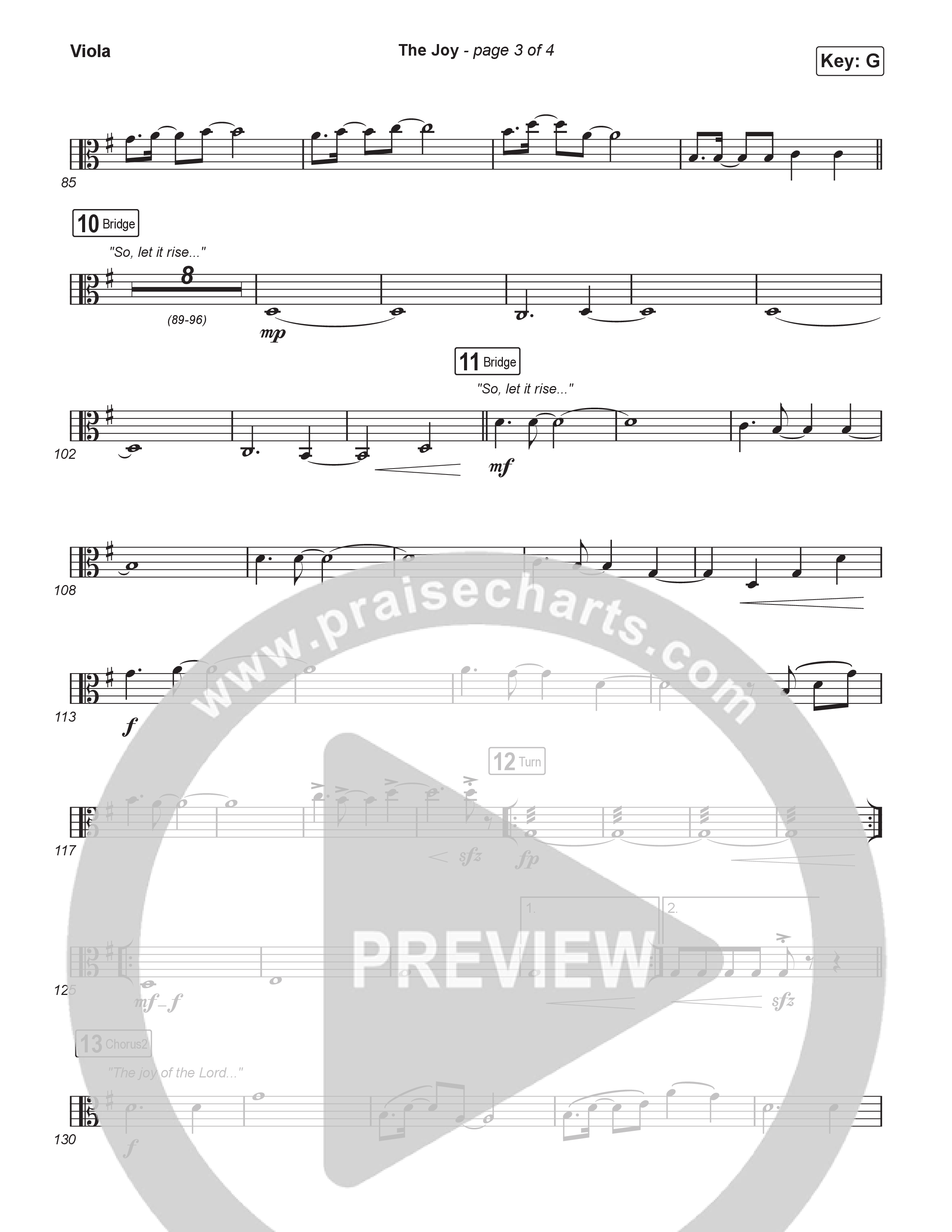 The Joy (Worship Choir/SAB) Viola (The Belonging Co / Andrew Holt)