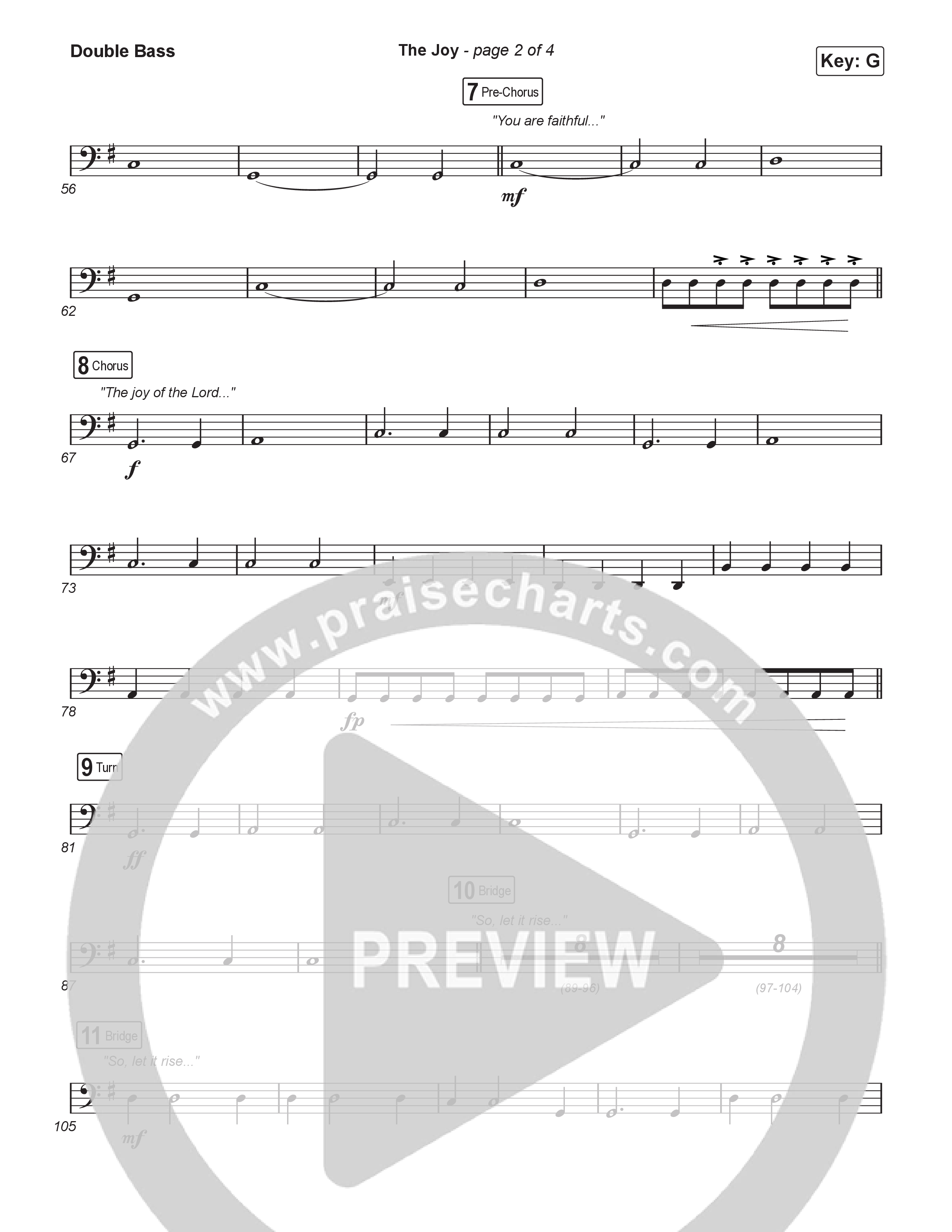 The Joy (Unison/2-Part) Double Bass (The Belonging Co / Andrew Holt)