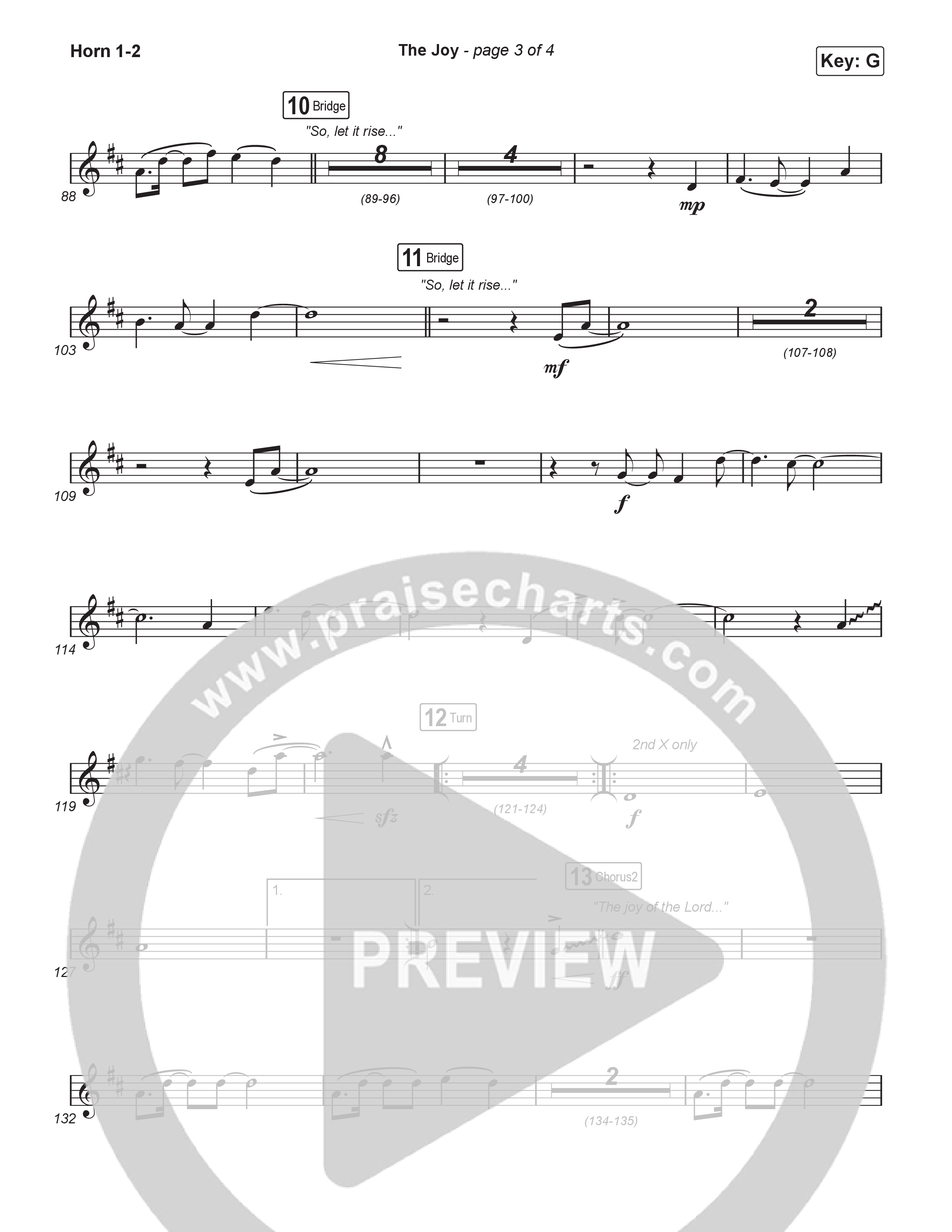 The Joy (Unison/2-Part) French Horn 1/2 (The Belonging Co / Andrew Holt)