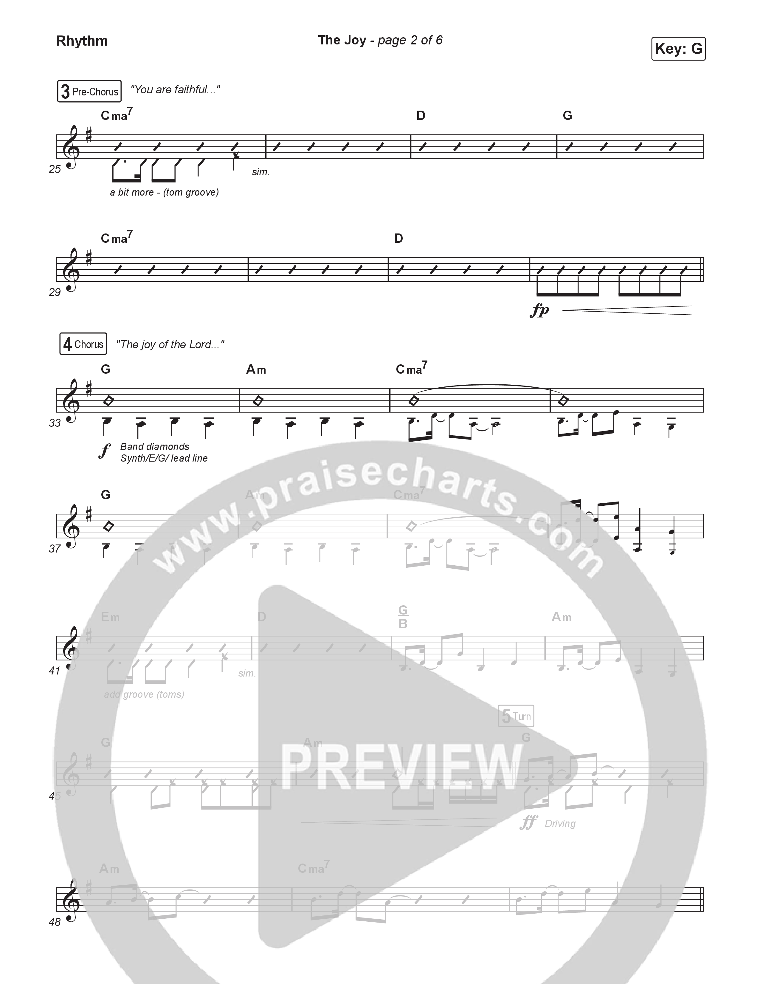 The Joy (Unison/2-Part) Rhythm Pack (The Belonging Co / Andrew Holt)