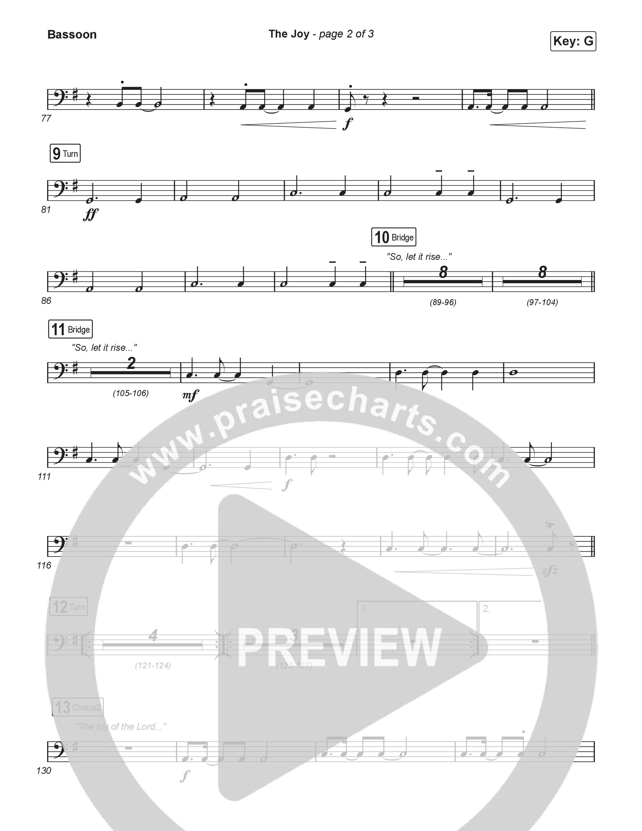 The Joy (Sing It Now) Bassoon (The Belonging Co / Andrew Holt / Arr. Luke Gambill)