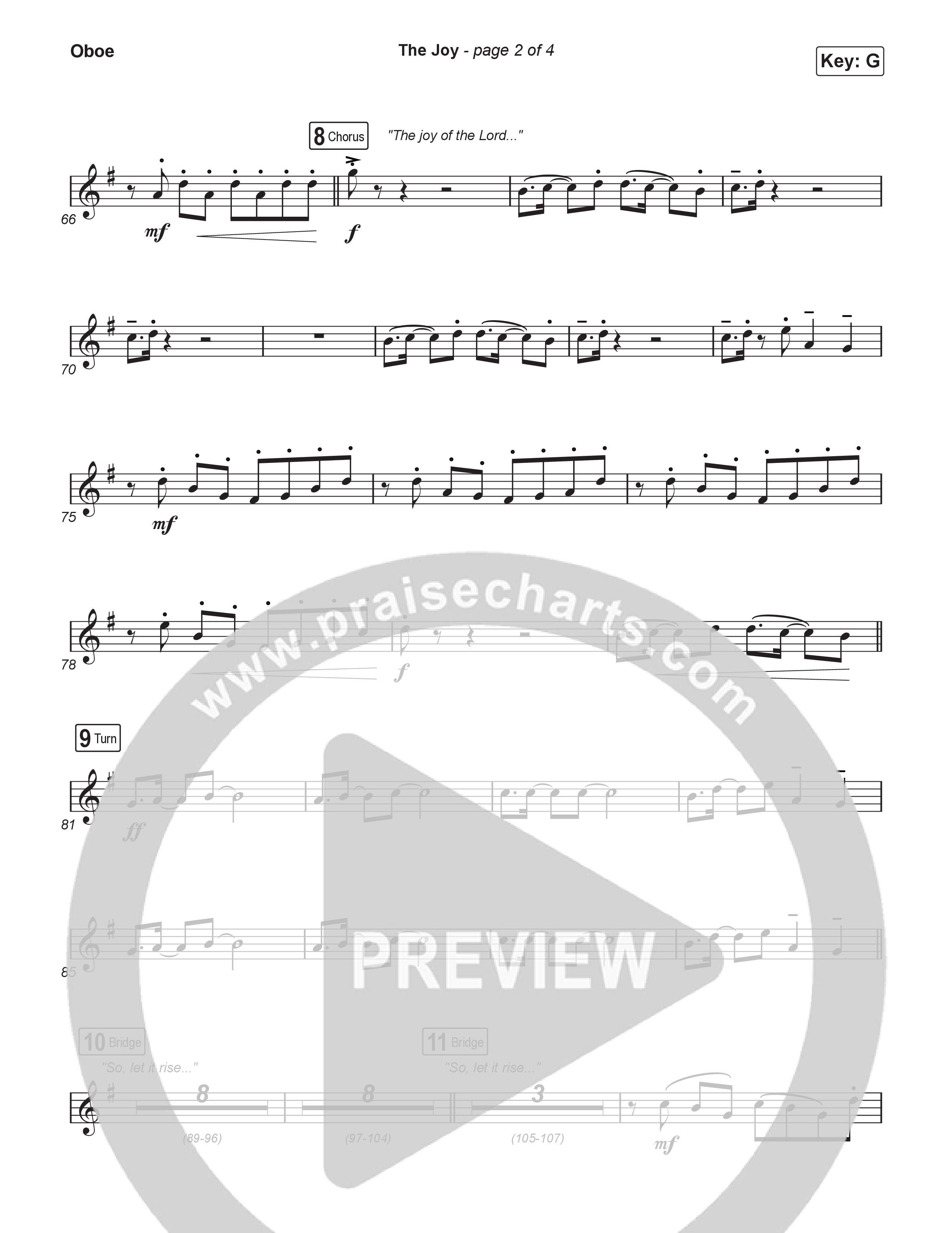 The Joy (Sing It Now) Oboe (The Belonging Co / Andrew Holt / Arr. Luke Gambill)