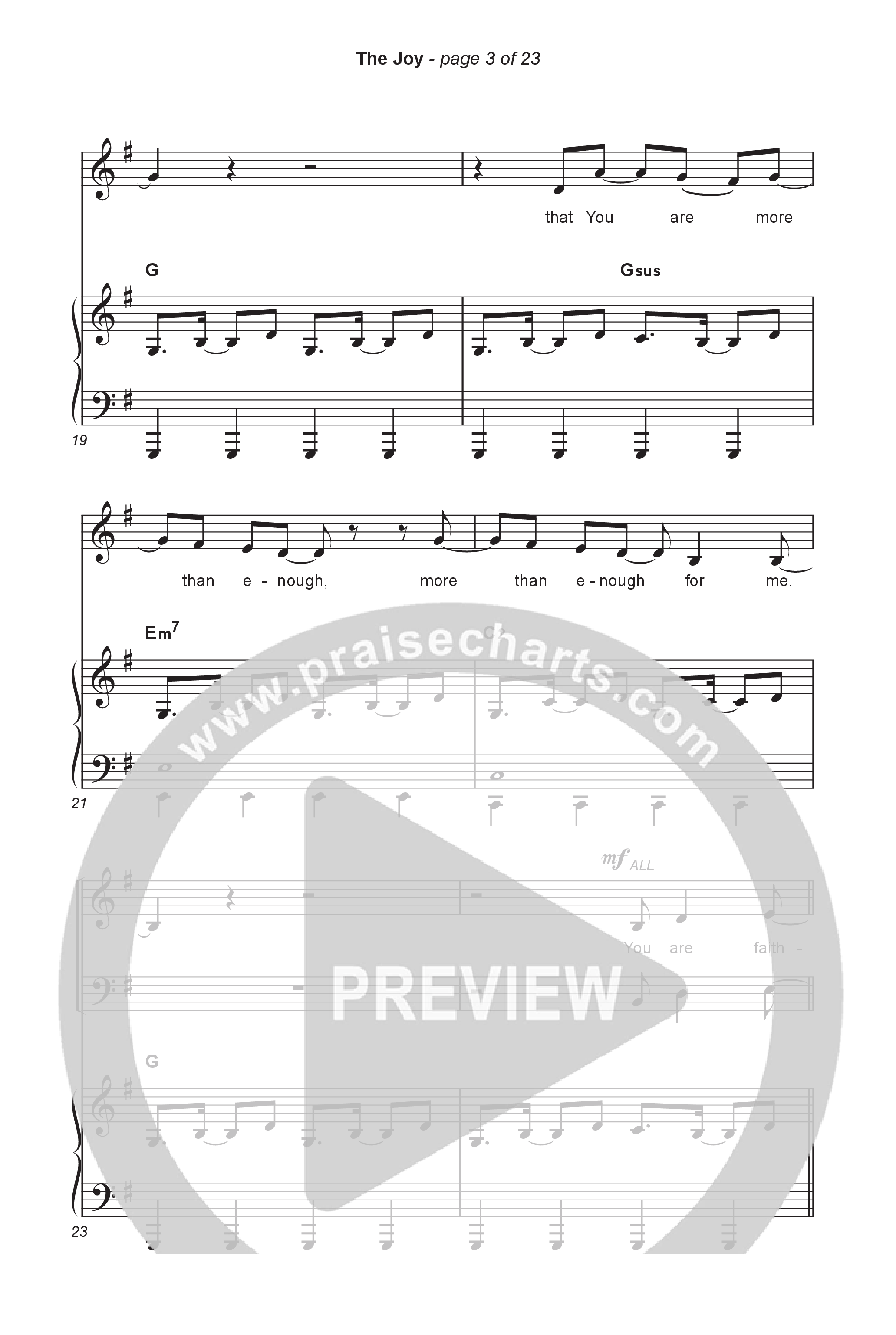 The Joy (Sing It Now) Octavo (SATB & Pno) (The Belonging Co / Andrew Holt / Arr. Luke Gambill)