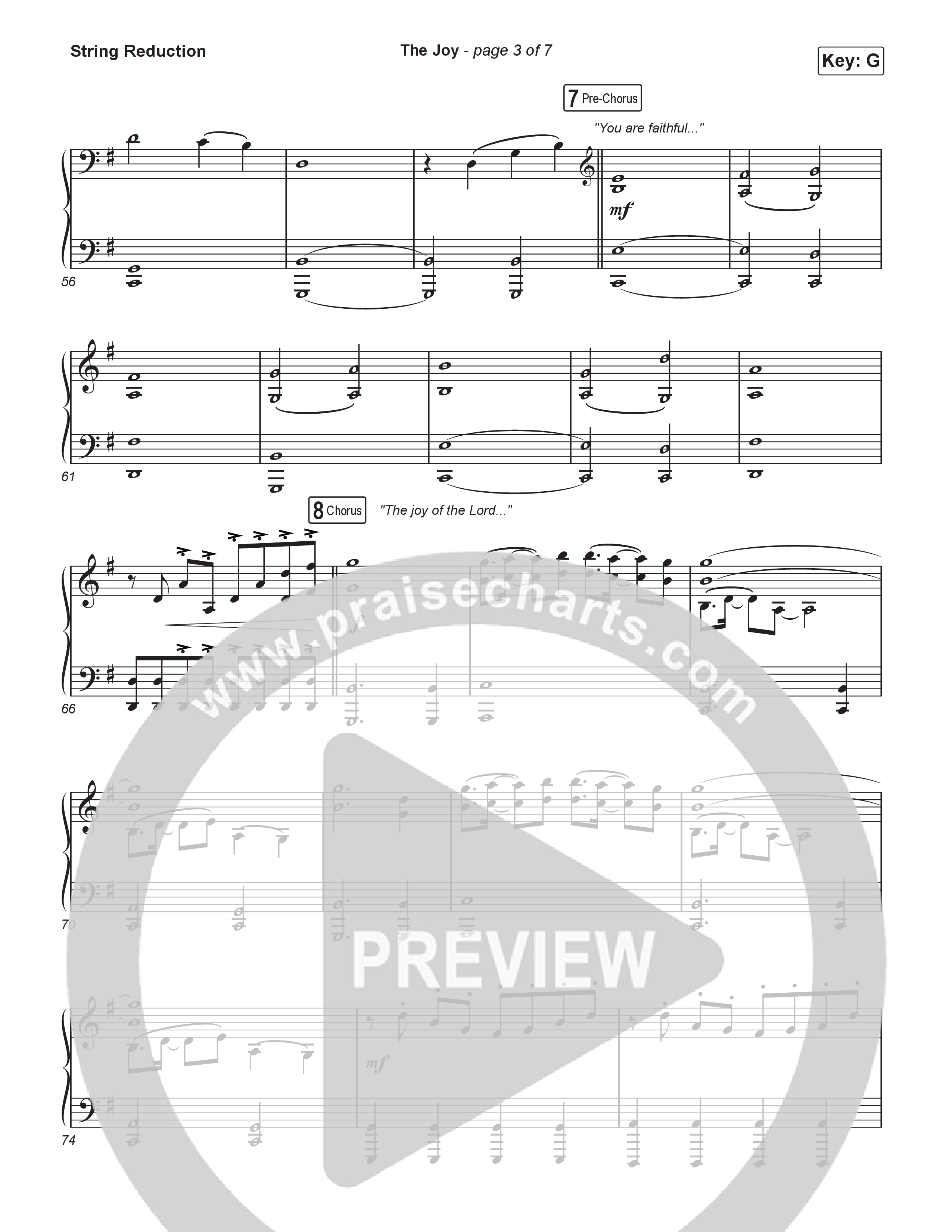 The Joy (Sing It Now) String Reduction (The Belonging Co / Andrew Holt / Arr. Luke Gambill)