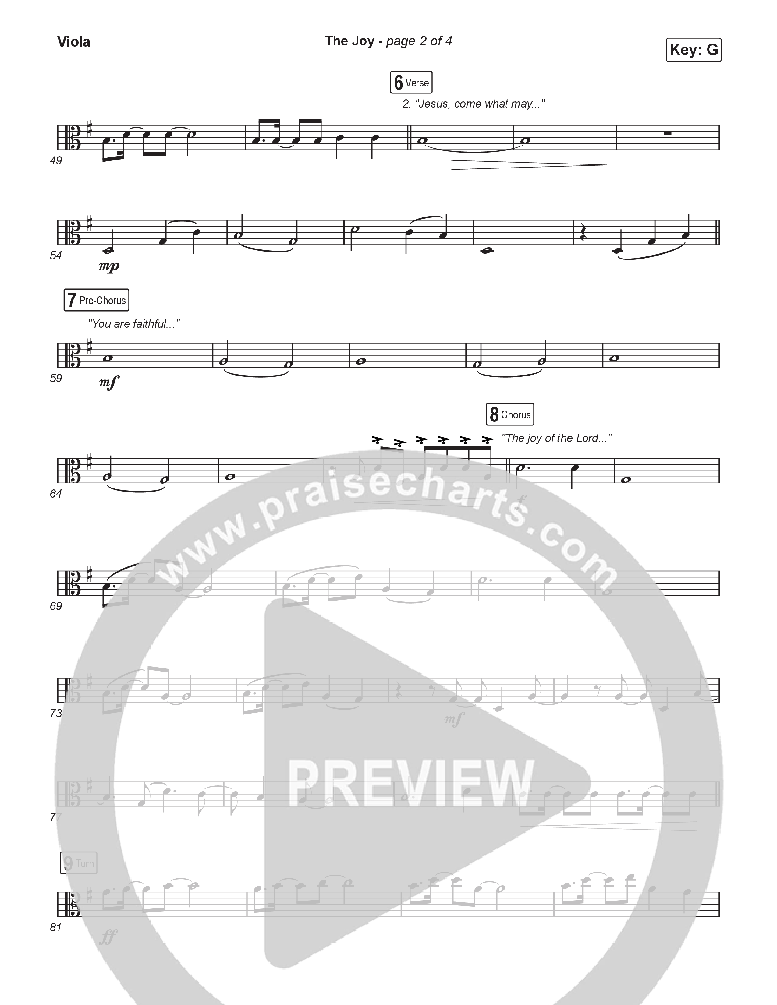 The Joy (Sing It Now) Viola (The Belonging Co / Andrew Holt / Arr. Luke Gambill)