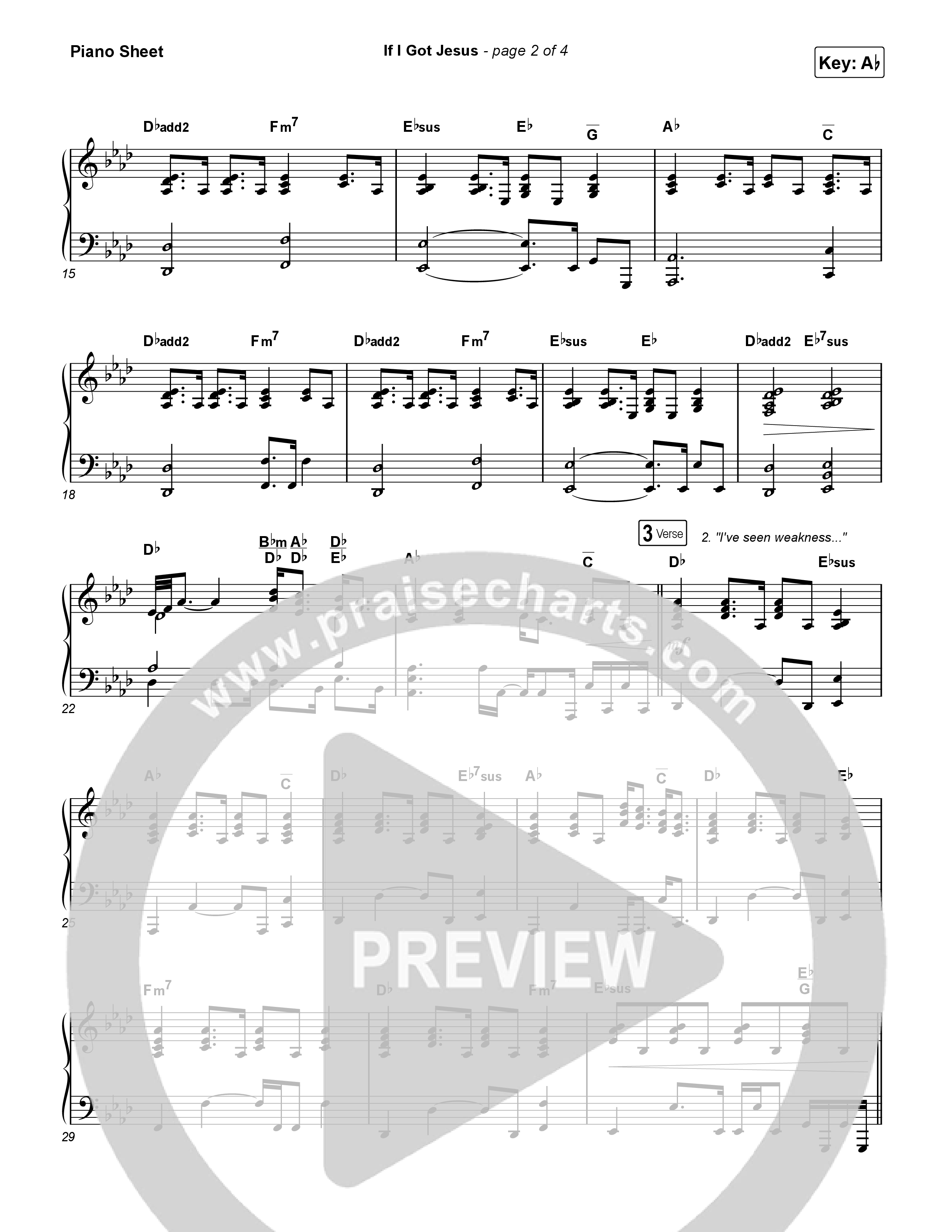 If I Got Jesus (Choral Anthem SATB) Piano Sheet (Ben Fuller / Arr. Luke Gambill)