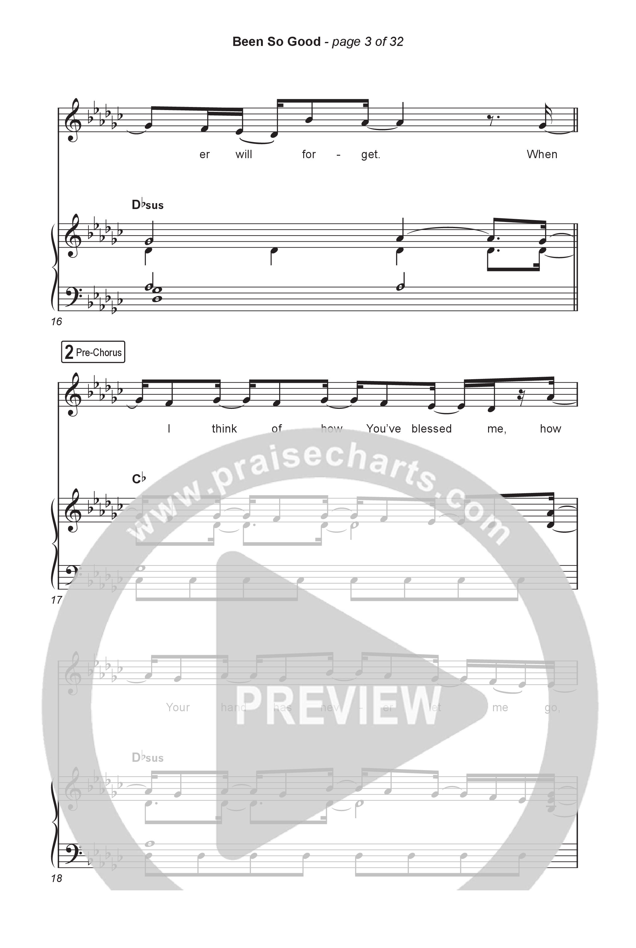 Been So Good (Worship Choir/SAB) Octavo (SAB & Pno) (Elevation Worship / Tiffany Hudson / Arr. Luke Gambill)