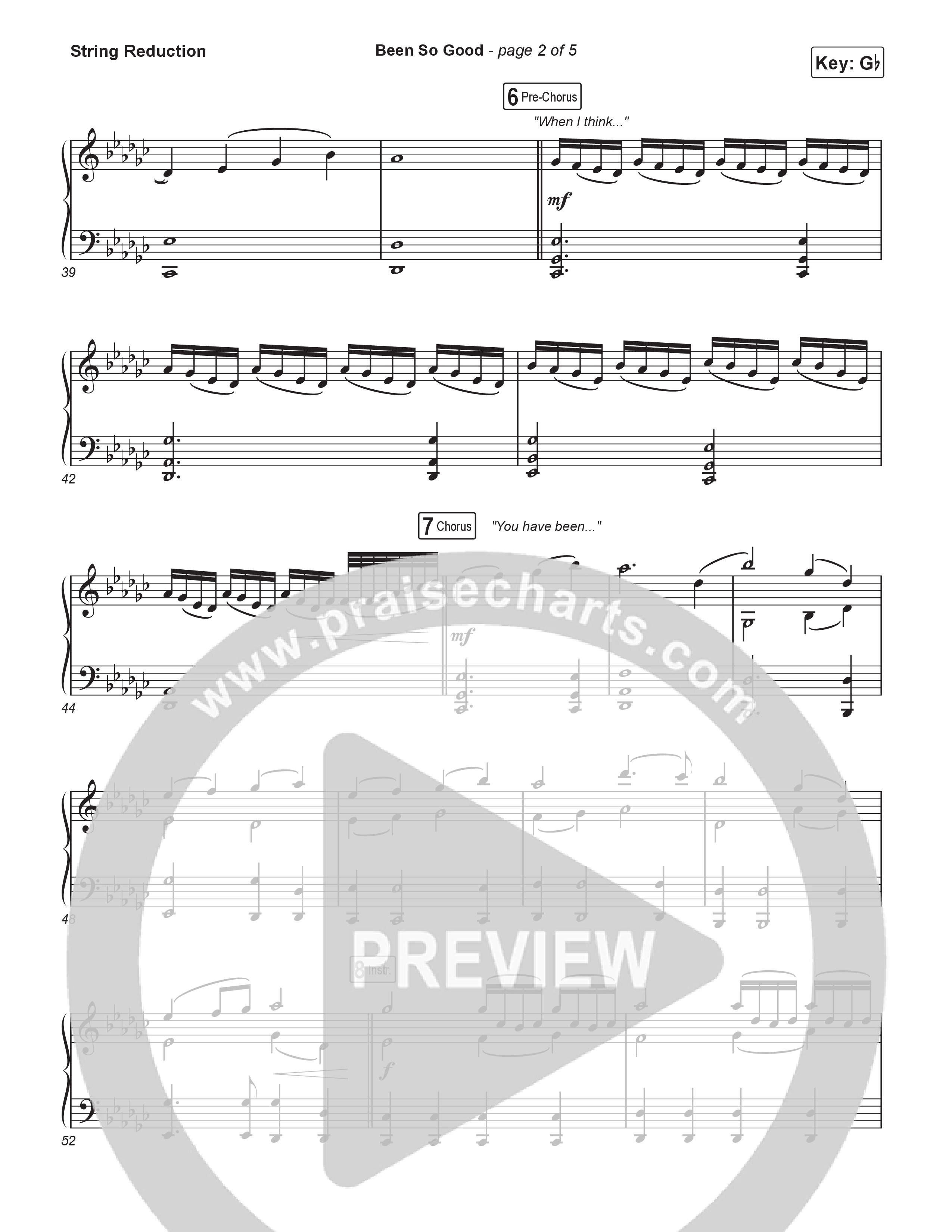 Been So Good (Worship Choir/SAB) String Reduction (Elevation Worship / Tiffany Hudson / Arr. Luke Gambill)