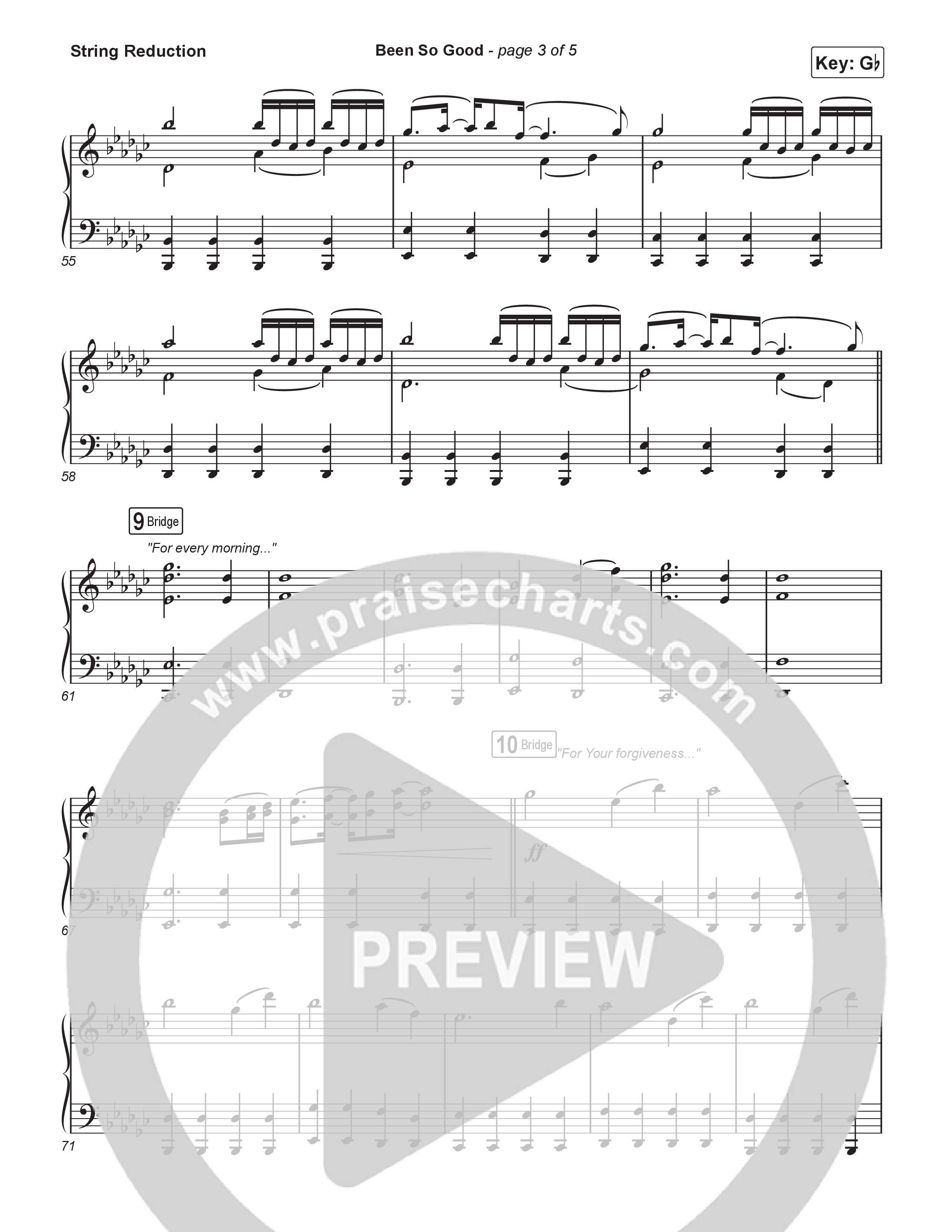 Been So Good (Sing It Now) String Reduction (Elevation Worship / Tiffany Hudson / Arr. Luke Gambill)