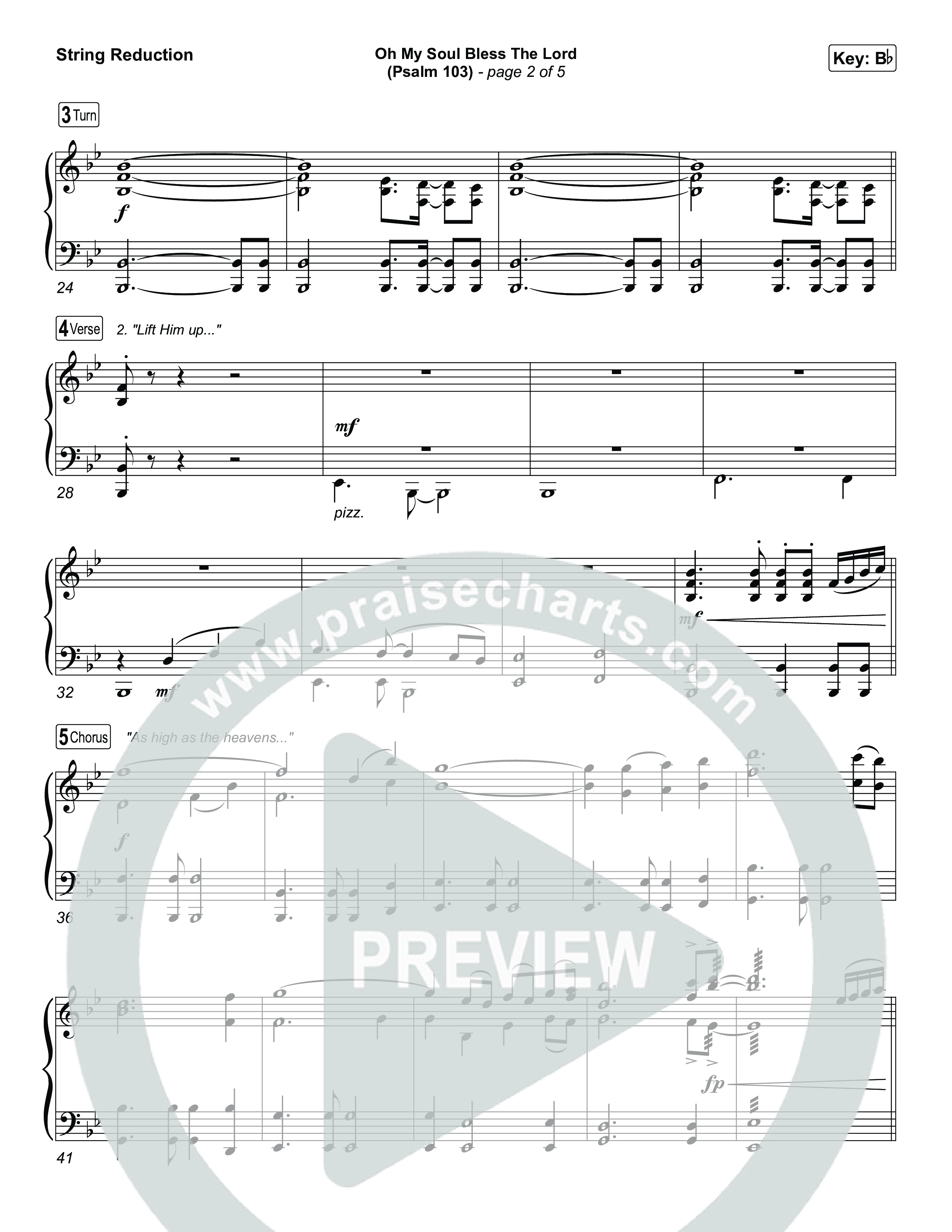 Oh My Soul Bless The Lord (Psalm 103) String Reduction (The Worship Initiative)