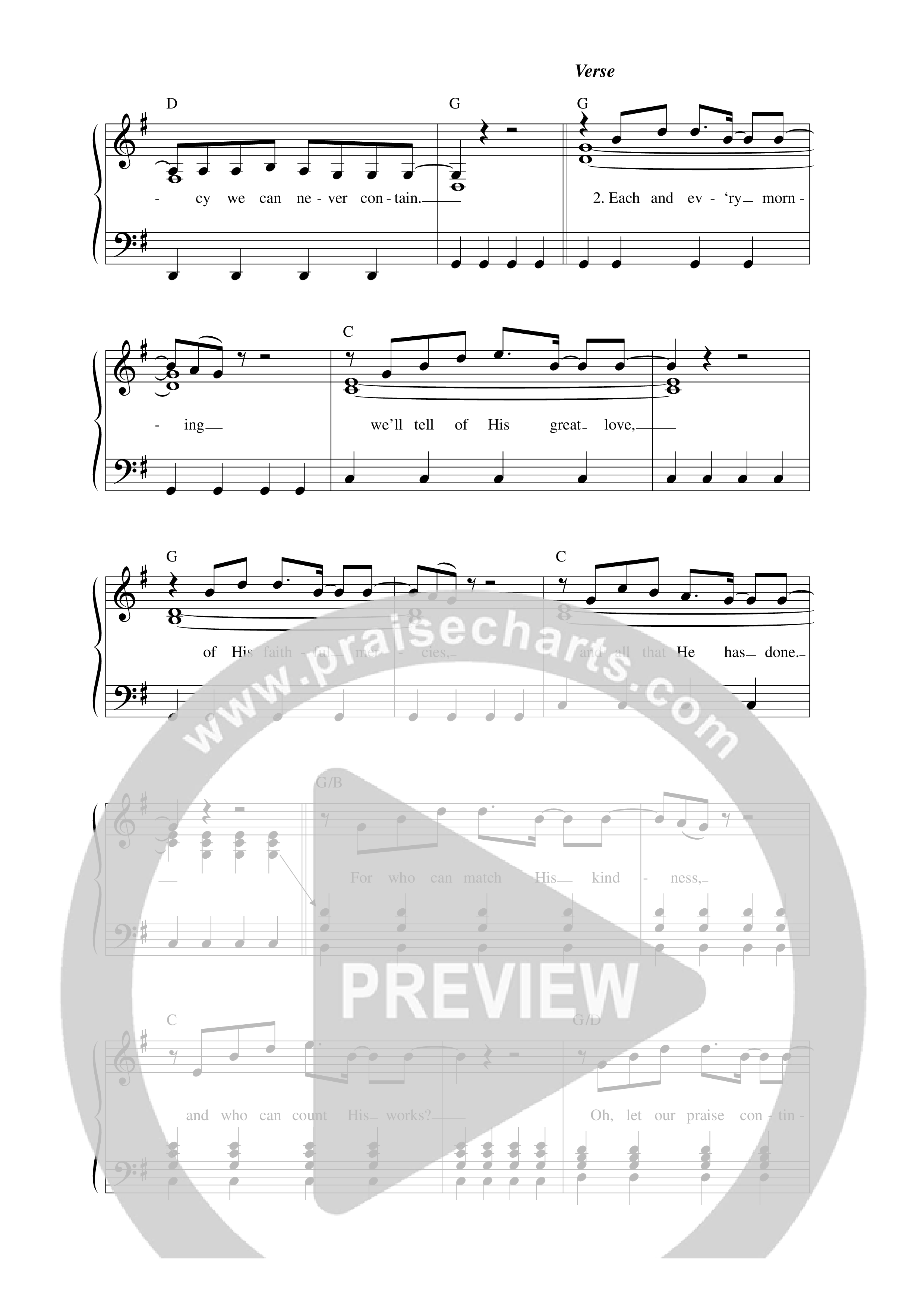 Thanks And Praise (Live) Lead Sheet Melody (Lucy Grimble)